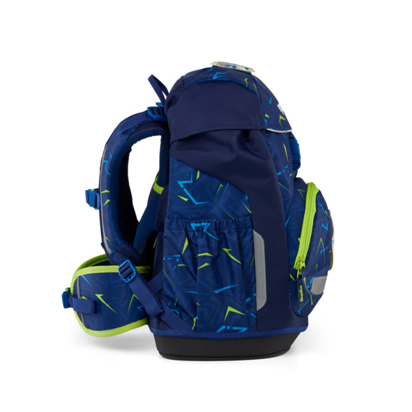 Ergobag zaino scolastico in tessuto con sacca e astuccio inclusi "Flex Set" Blu 01519.352 FRONT RUNBEAR