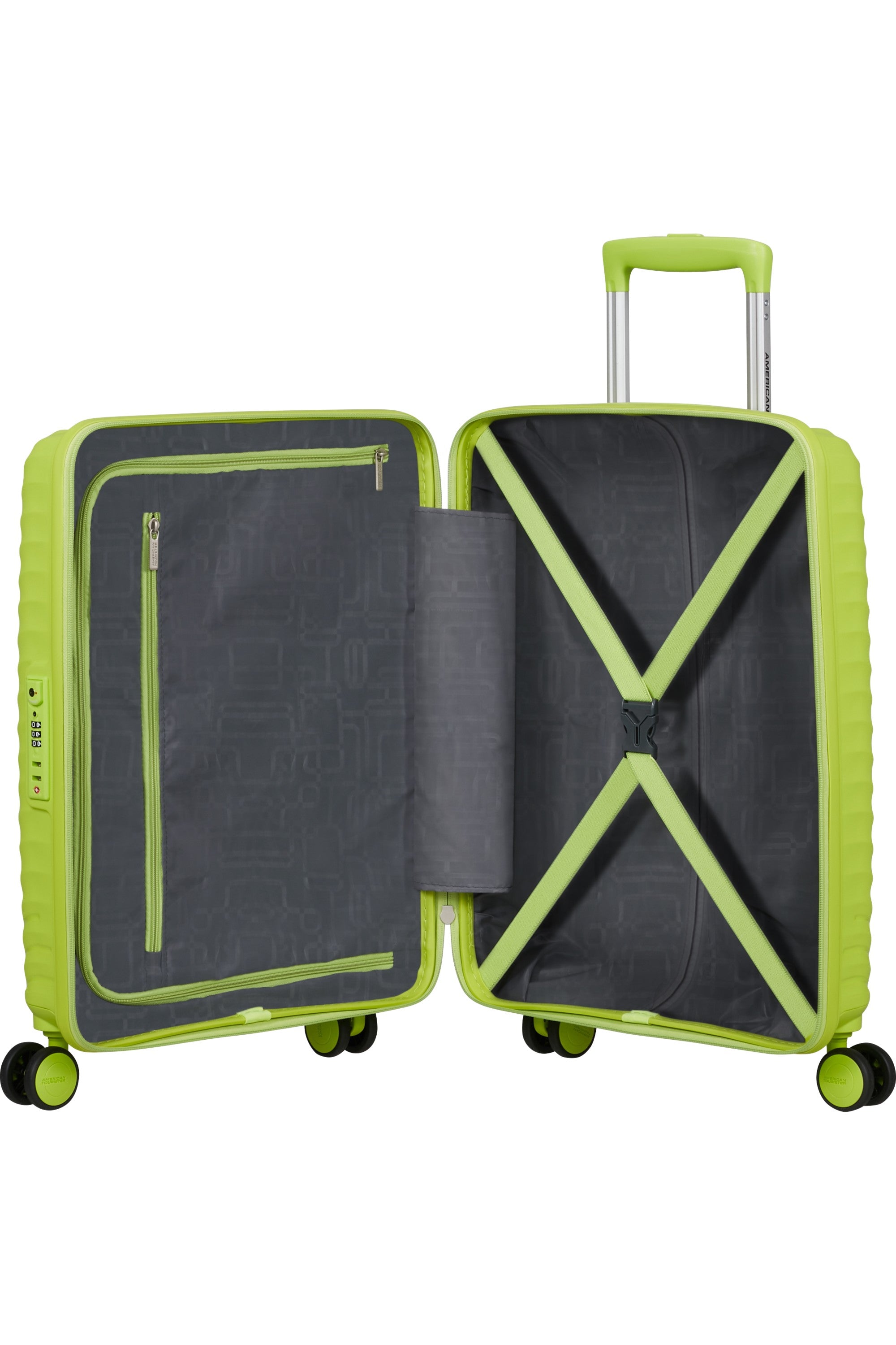 American Tourister trolley cabina in polipropilene "Diablast" Lime 159573.A991 HYPER LIME