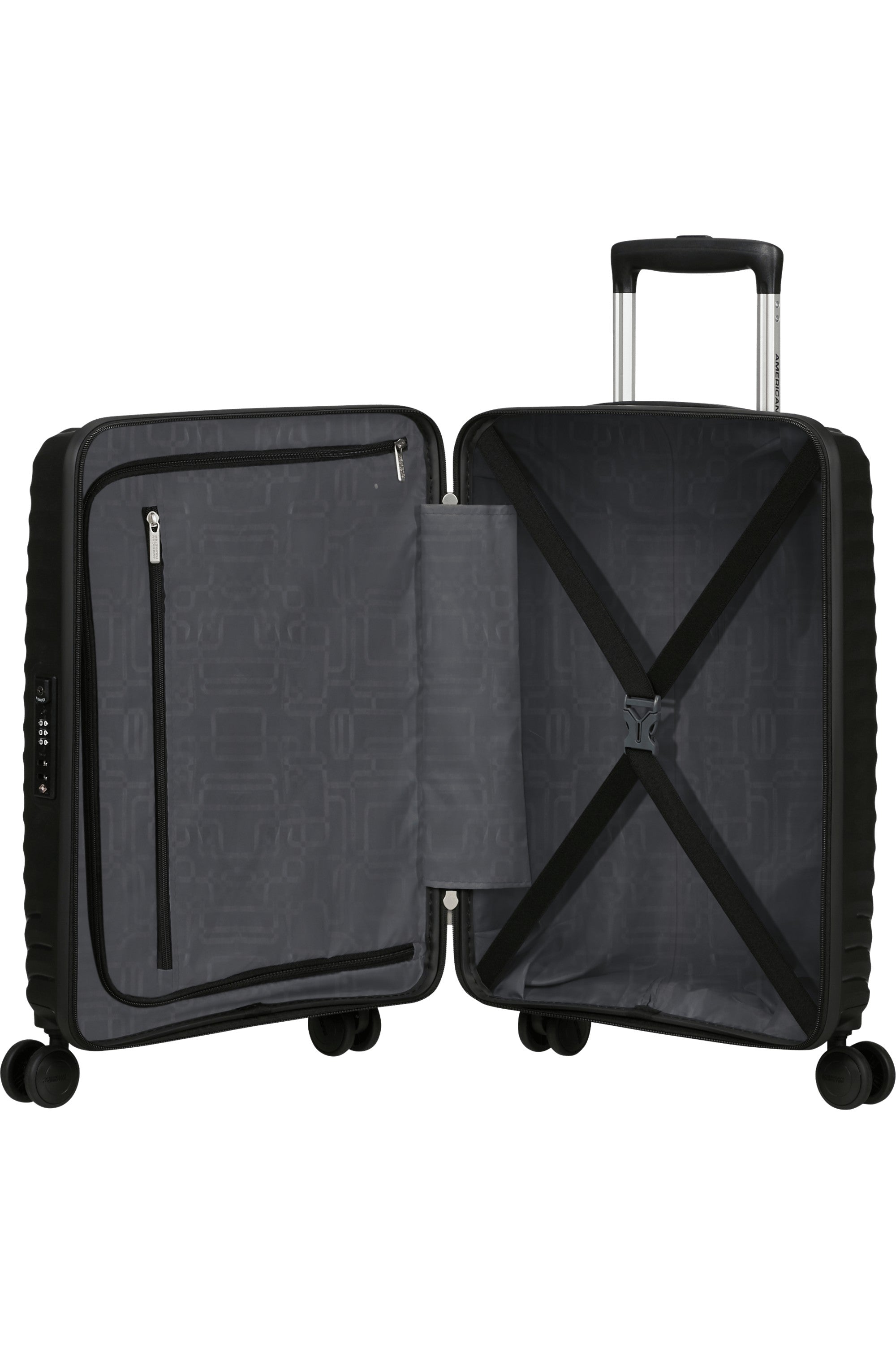 American Tourister trolley cabina in polipropilene "Diablast" Nero 159573.A993 BLACK
