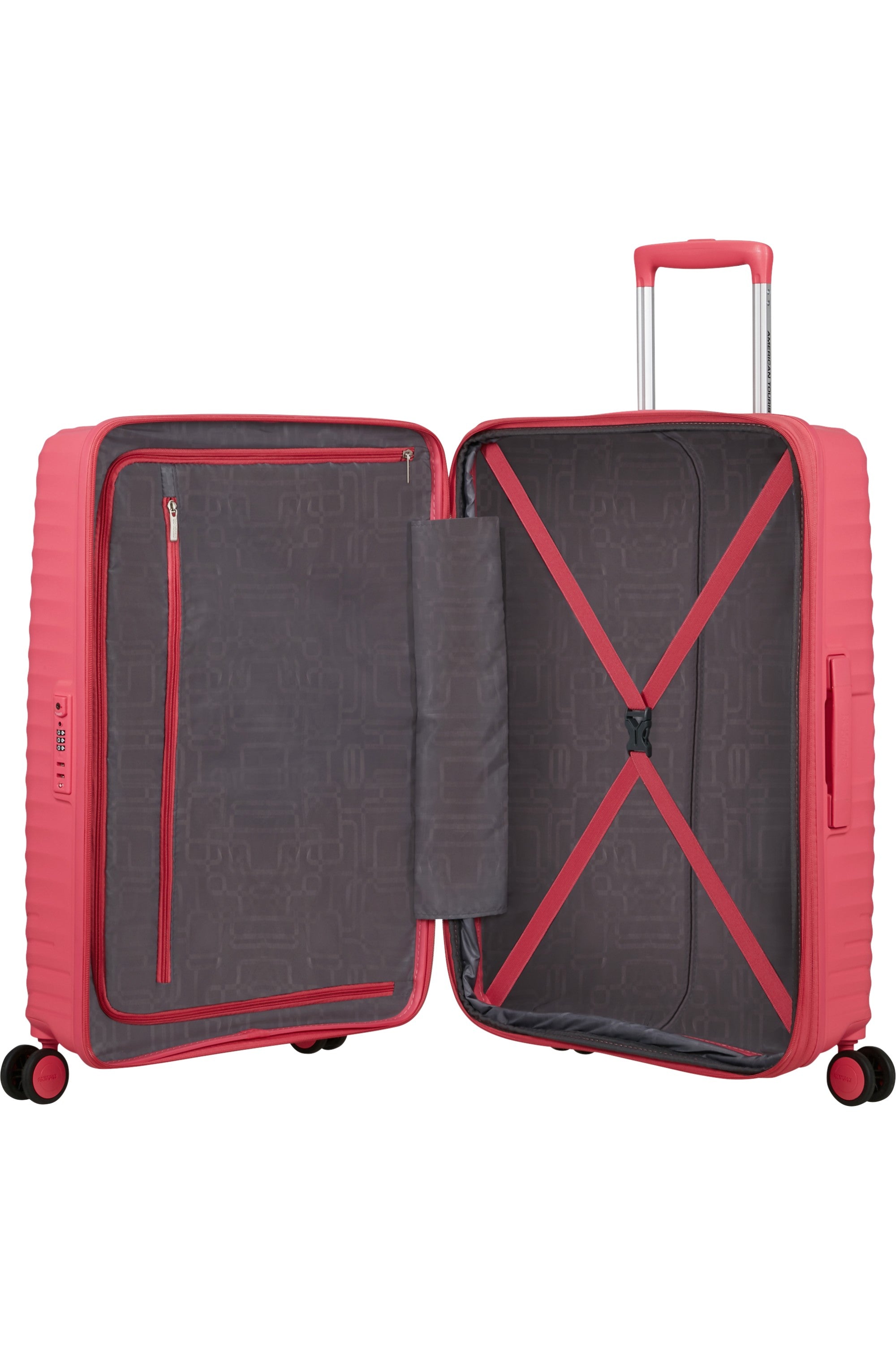 American Tourister trolley medio in polipropilene "Diablast" Rosa 159574.A945 PINK GLITCH