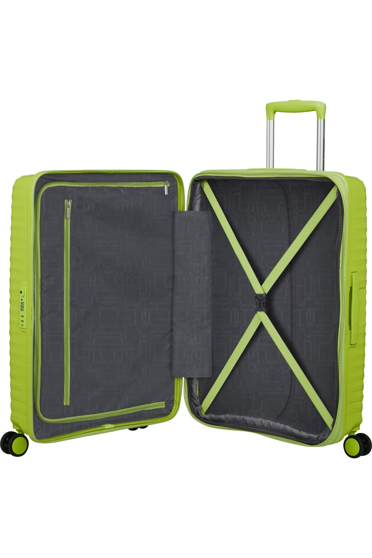 American Tourister trolley medio in polipropilene "Diablast" Verde 159574.A991 HYPER LIME