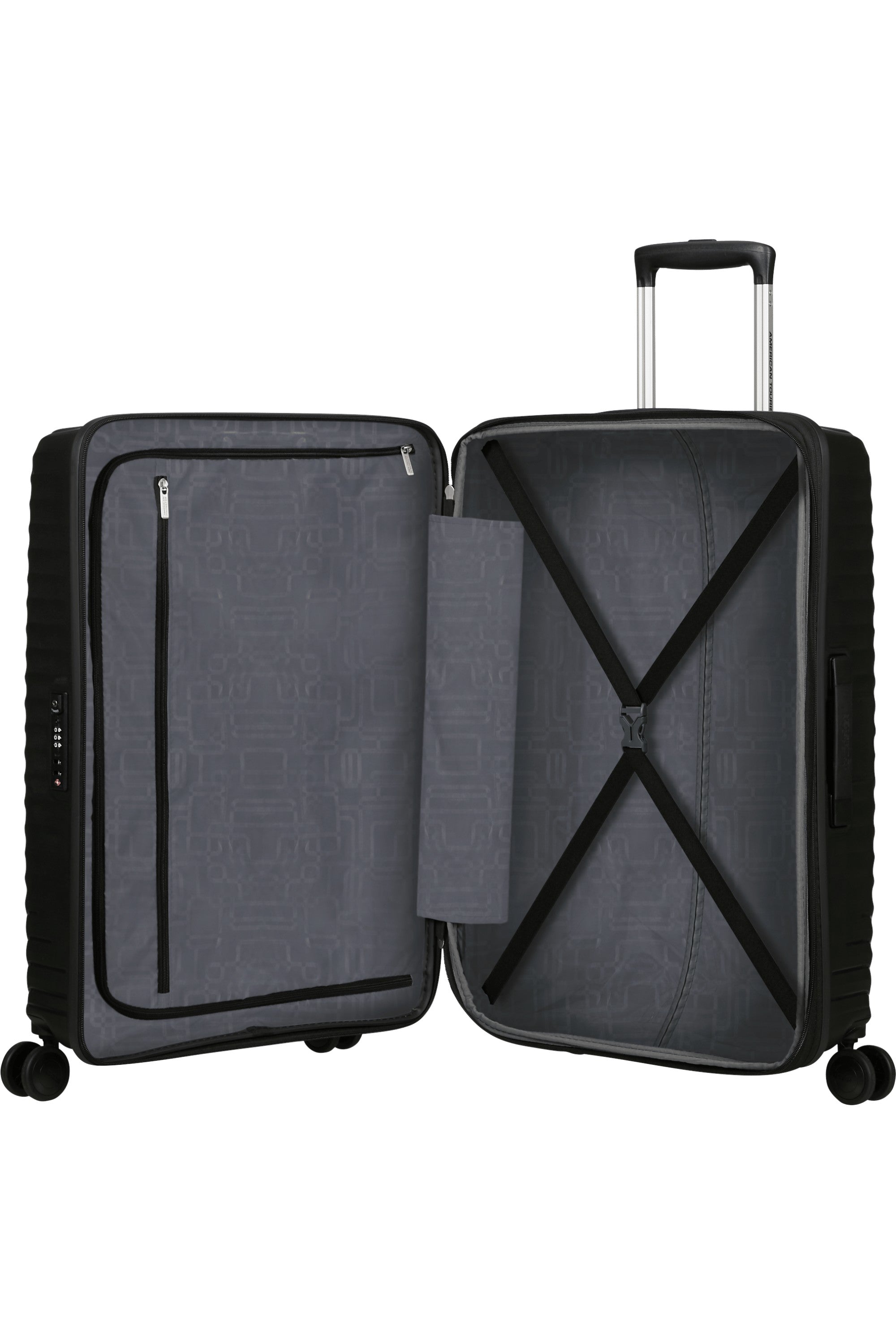 American Tourister trolley medio in polipropilene "Diablast" Nero 159574.A993 BLACK CODE