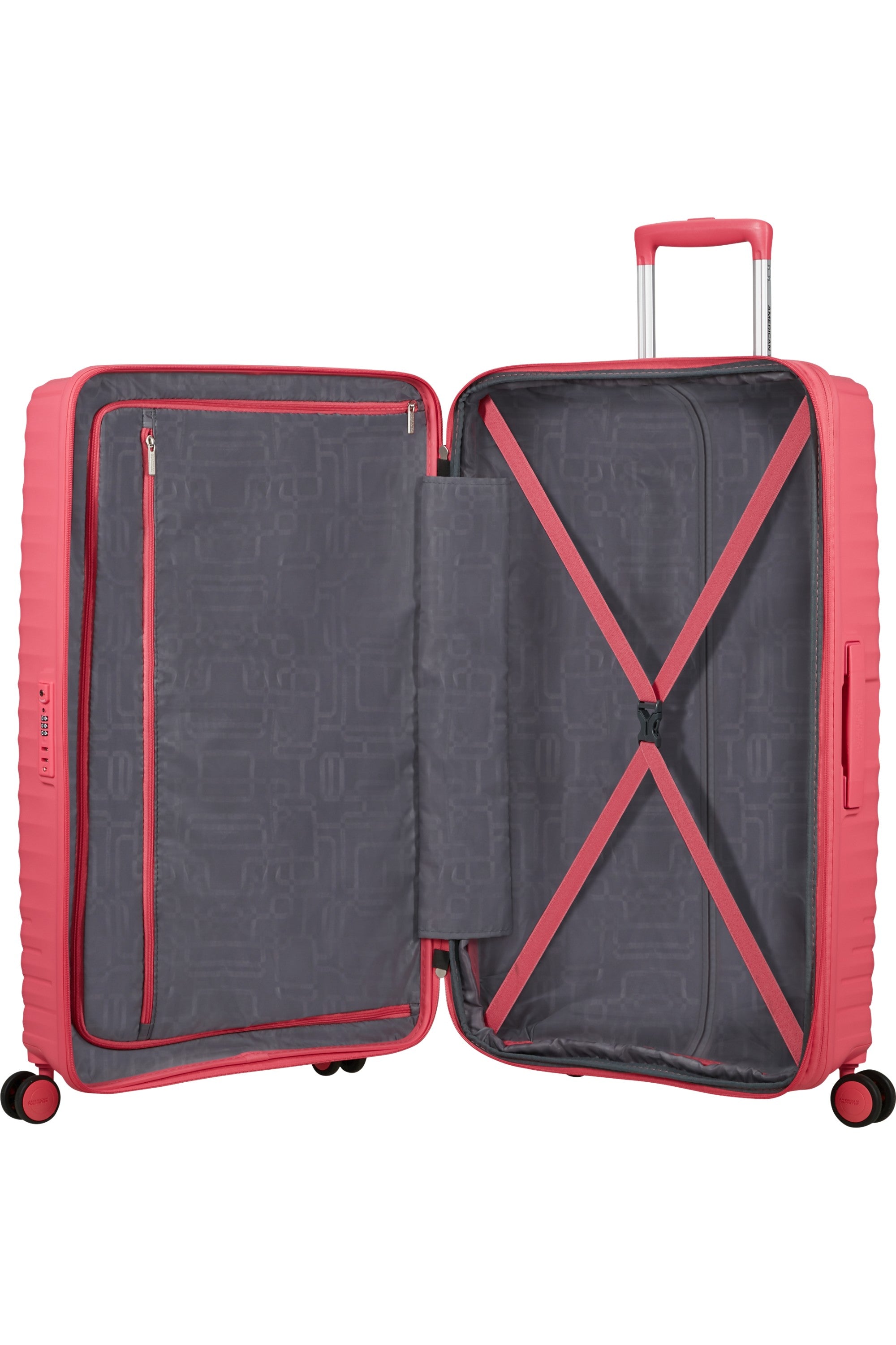 American Tourister trolley grande in polipropilene "Diablast" Rosa 159576.A945 PINK GLITCH