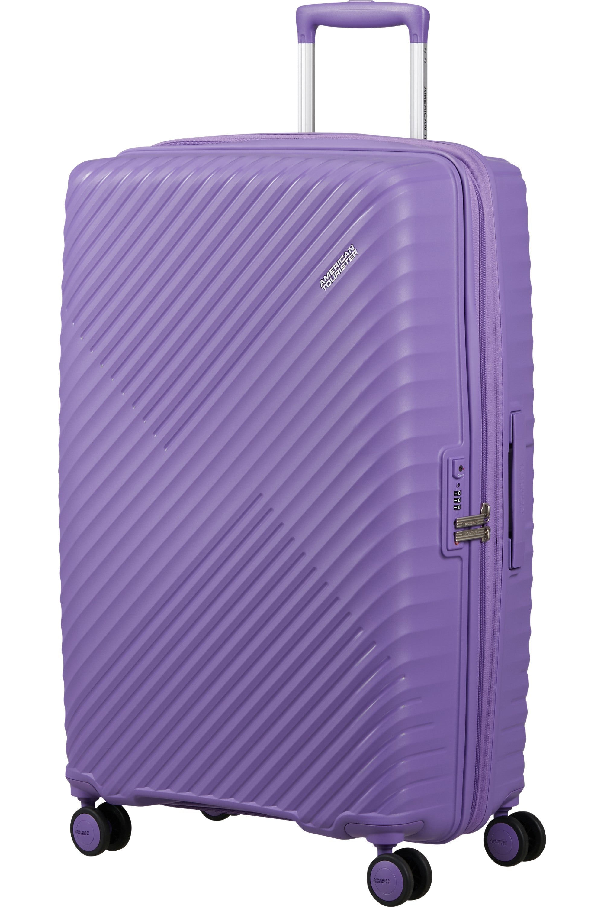 American Tourister trolley grande in polipropilene "Diablast" Lilla 159576.A989 PURPLE PULSE