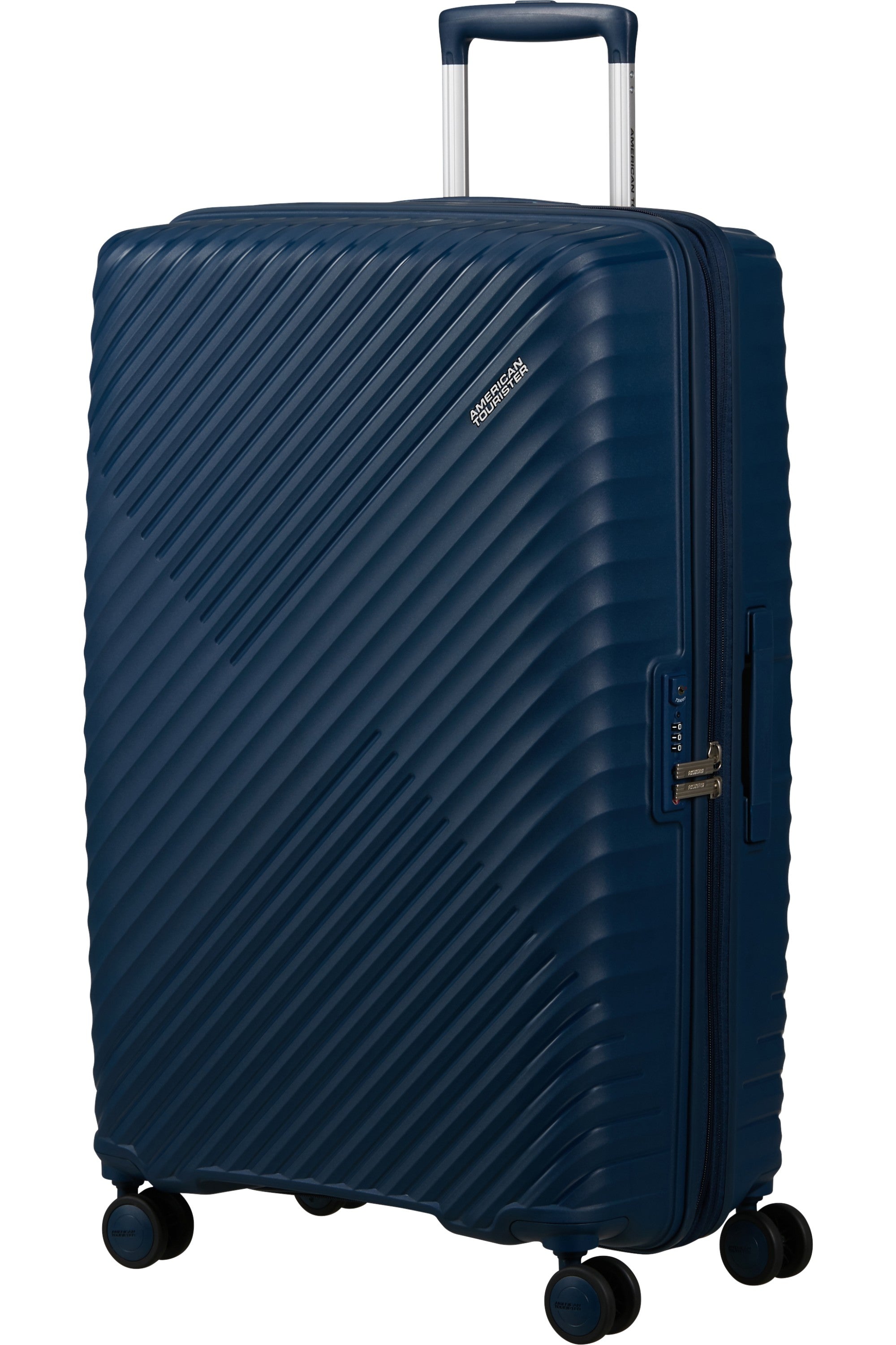 American Tourister trolley grande in polipropilene "Diablast" Blu 159576.A992 DARKWAVE BLUE