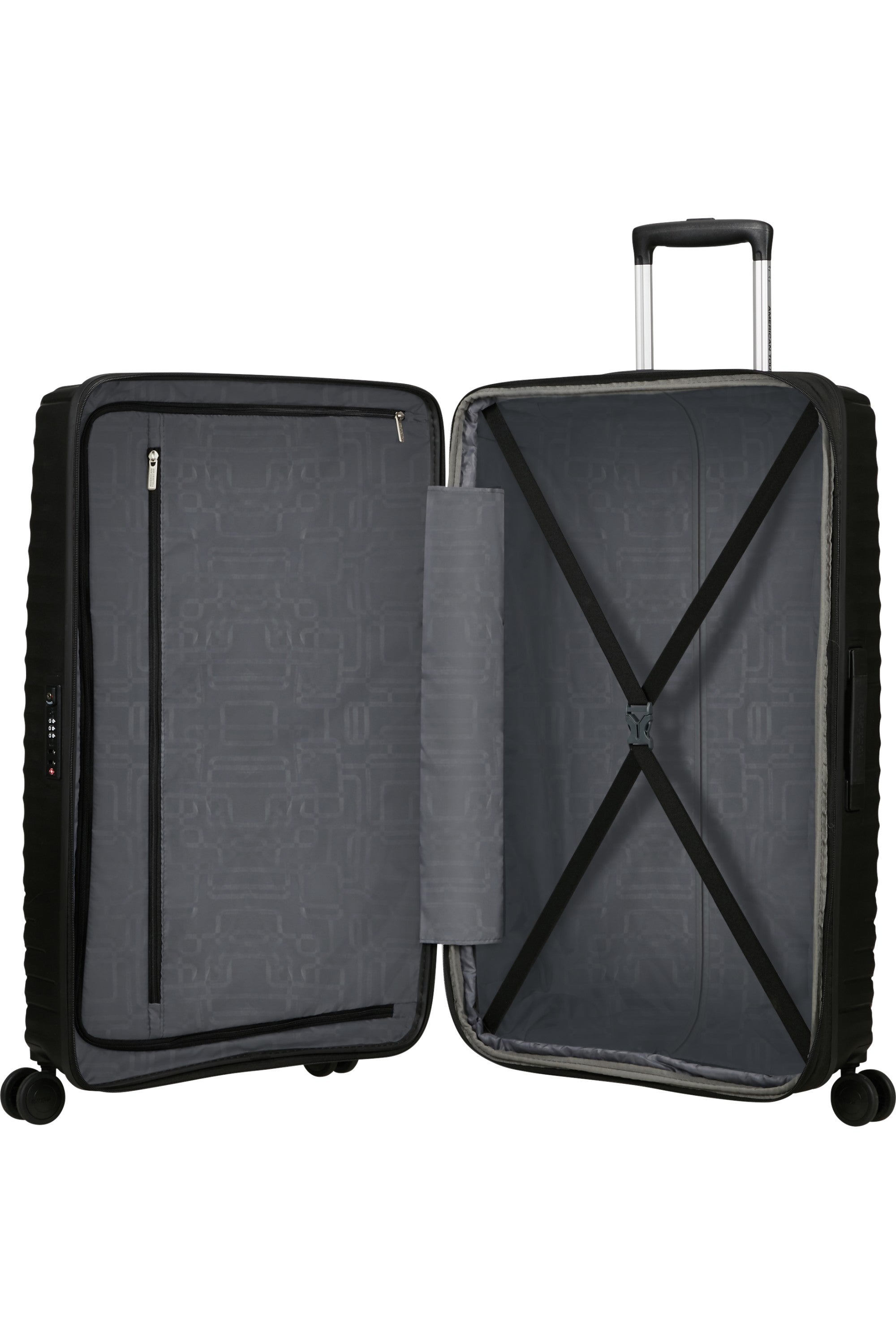 American Tourister trolley grande in polipropilene "Diablast" Nero 159576.A993 BLACK CODE