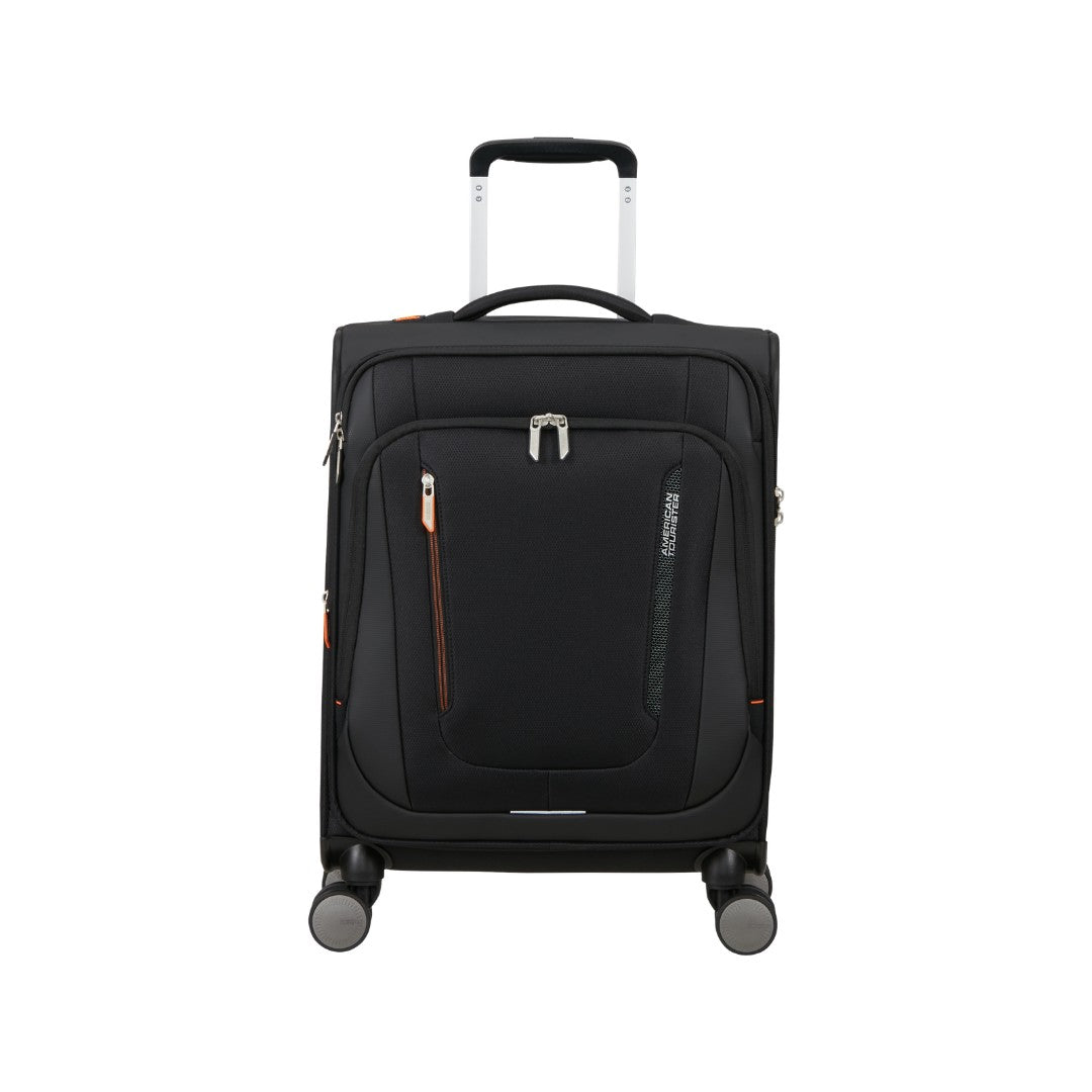 American Tourister trolley cabina espandibile in tessuto "Wanderlite" Nero 158076.0614 SHADOW BLACK