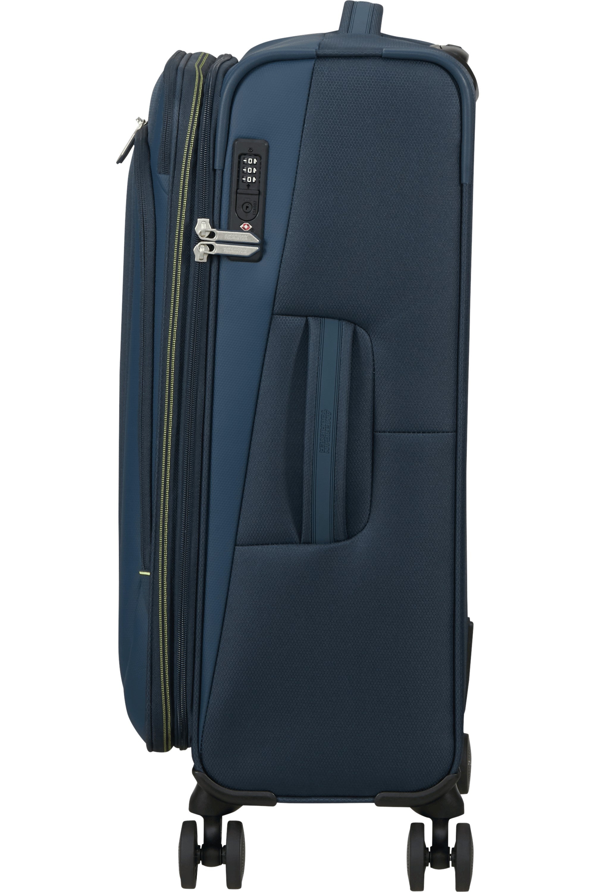 American Tourister trolley medio espandibile in tessuto "Wanderlite" Blu 158077.1265 DARK NAVY