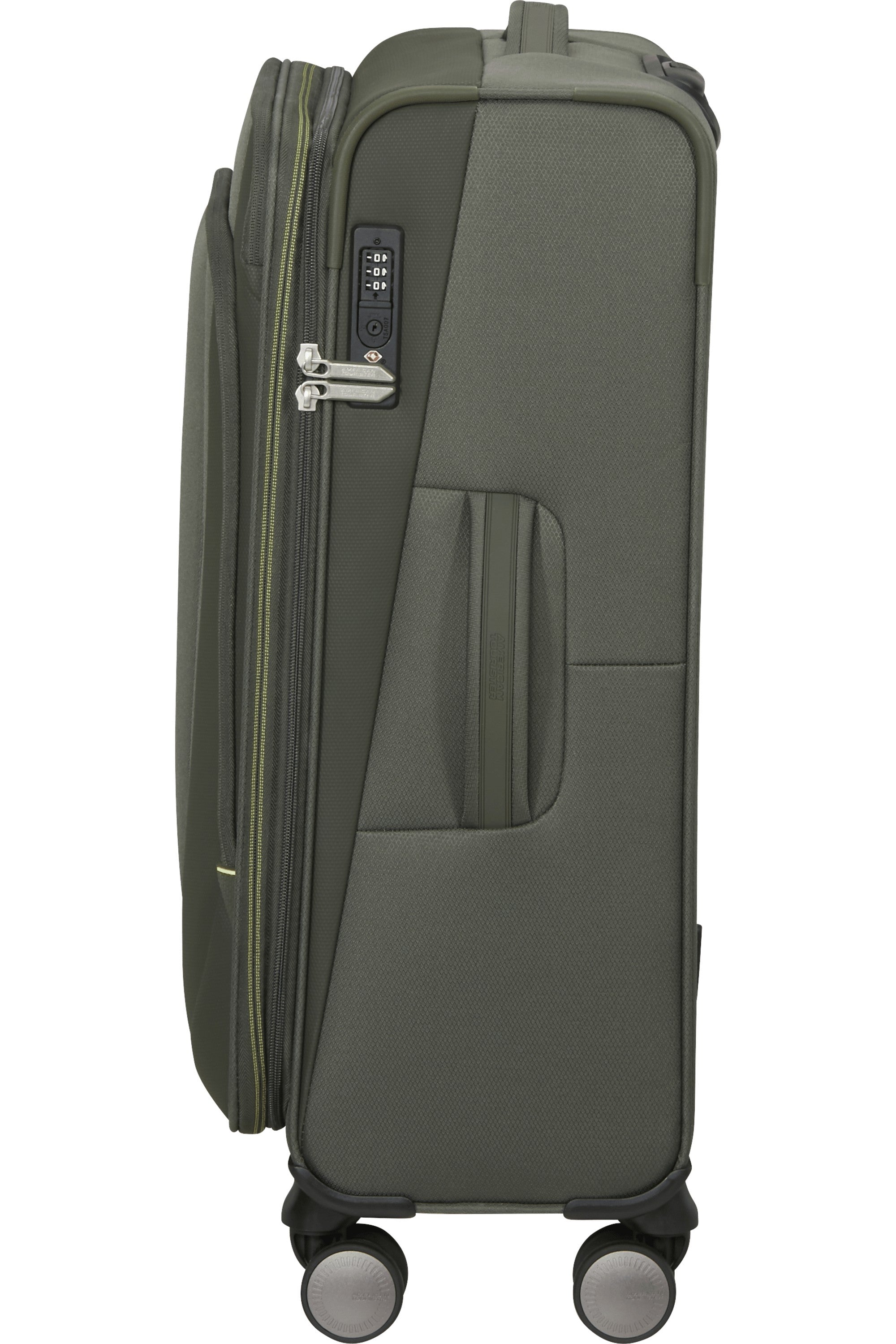 American Tourister trolley medio espandibile in tessuto "Wanderlite" Verde 158077.3457 DARK KHAKI