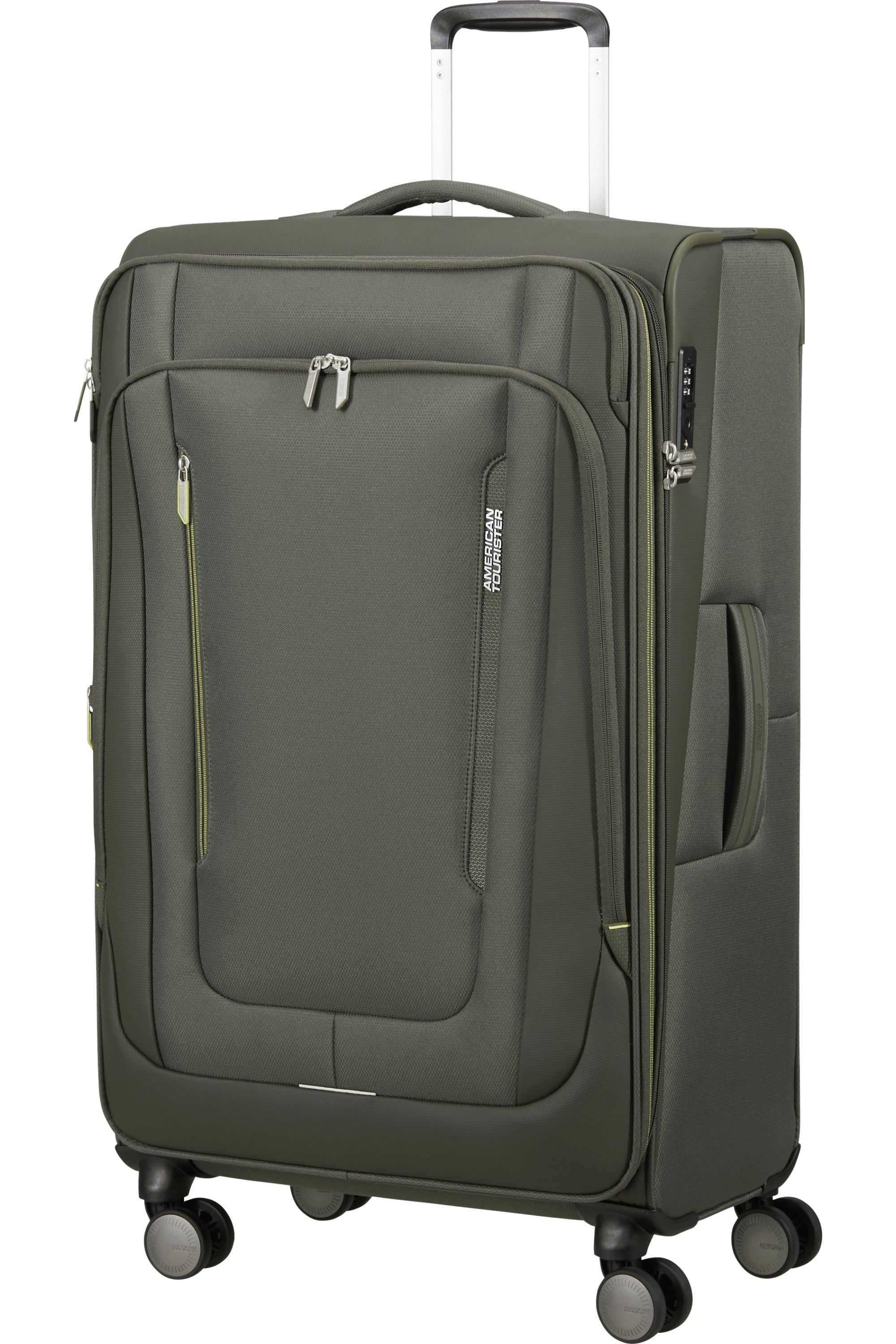American Tourister trolley grande espandibile in tessuto "Wanderlite" Verde 158078.3457 DARK KHAKI