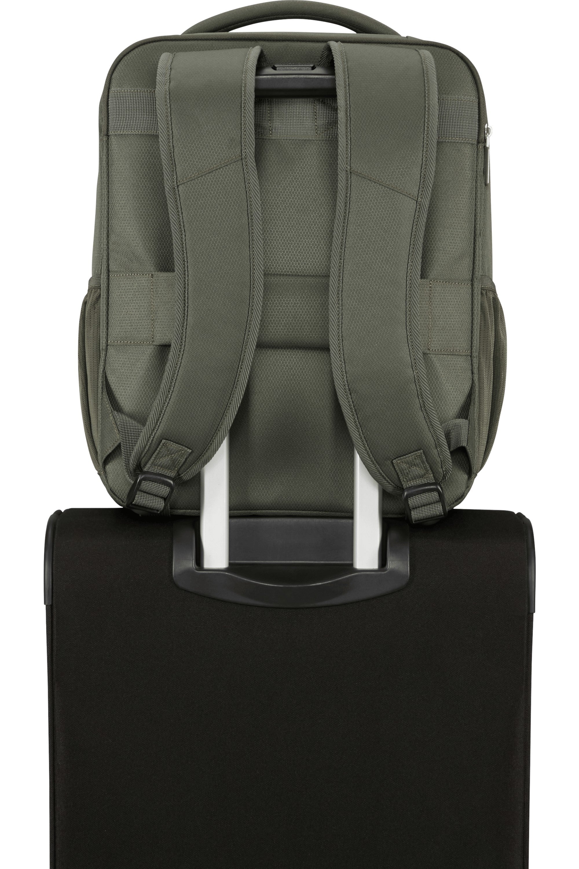 American Tourister zaino da viaggio in tessuto "Wanderlite" Verde 159231.3457 DARK KHAKI