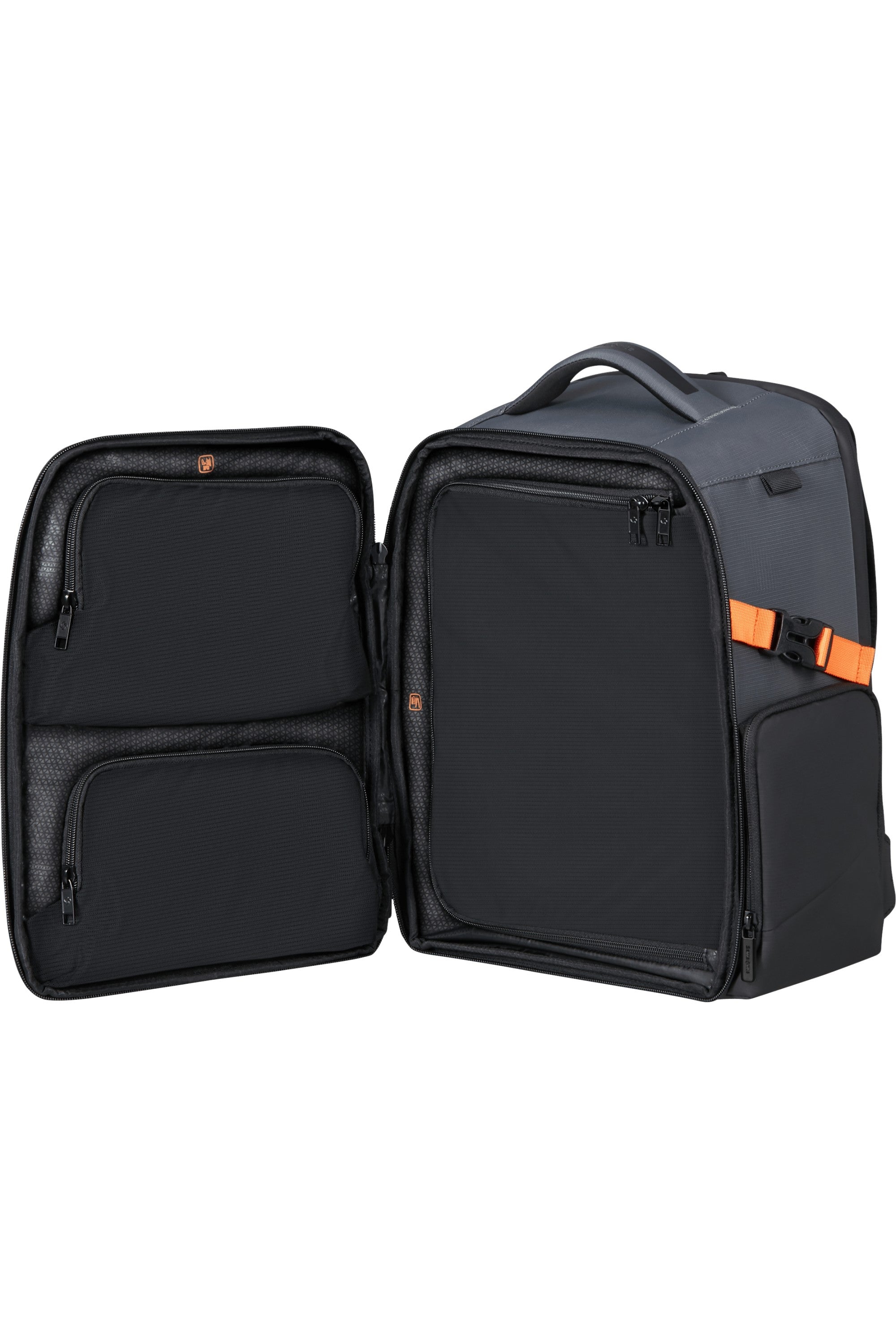 Samsonite zaino porta pc in nylon "Biz2Go" Grigio 158708.A574 GRAPHITE/APRICOT