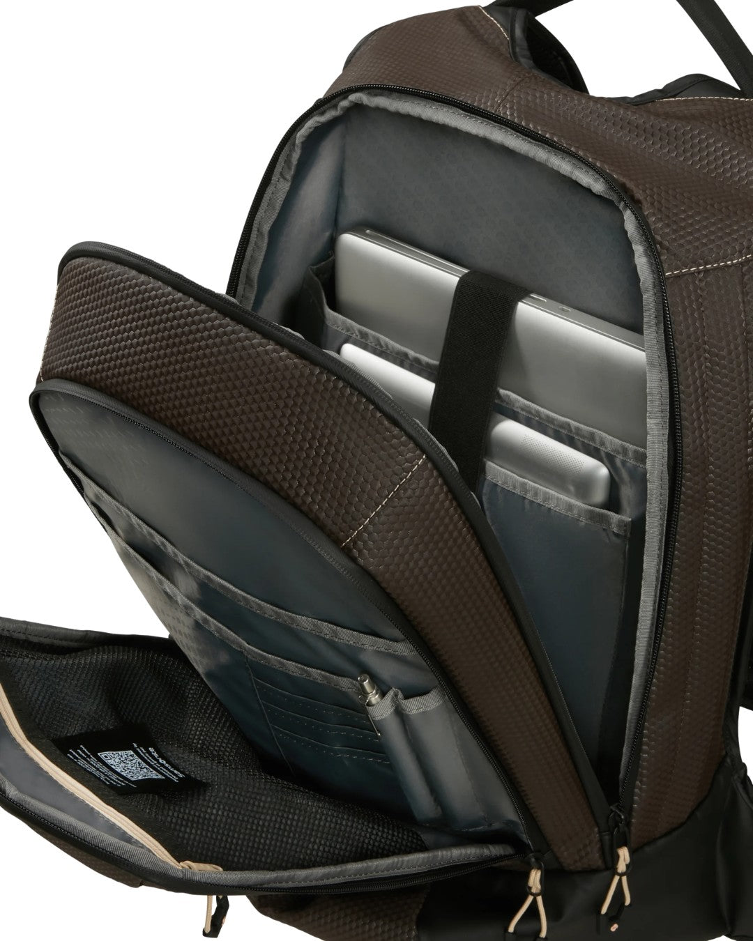 Samsonite zaino in tessuto "Ecodiver" Marrone 140872.COFFEE BEAN