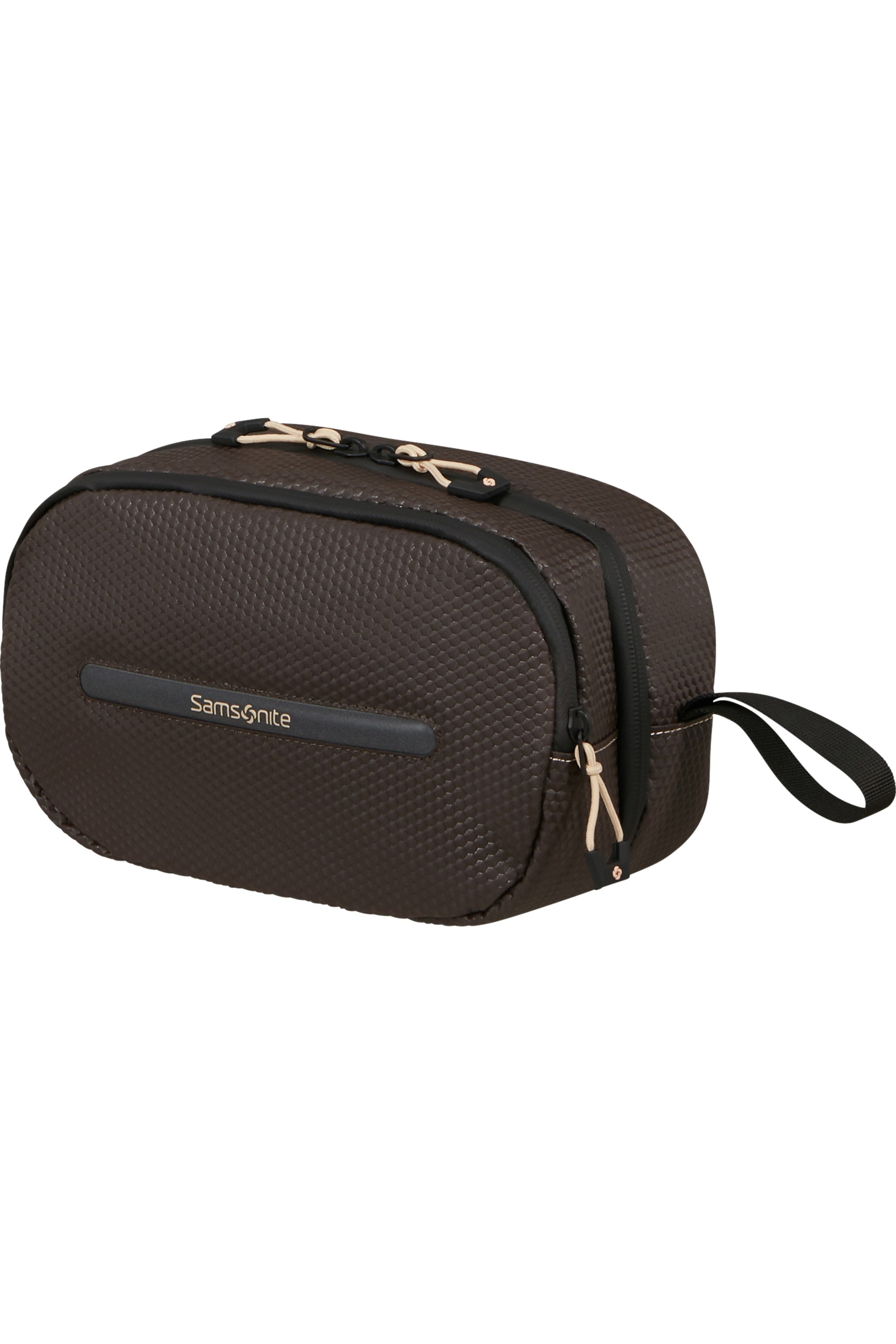 Samsonite beauty case in tessuto "Ecodiver" Marrone 140878.COFFEE BEAN