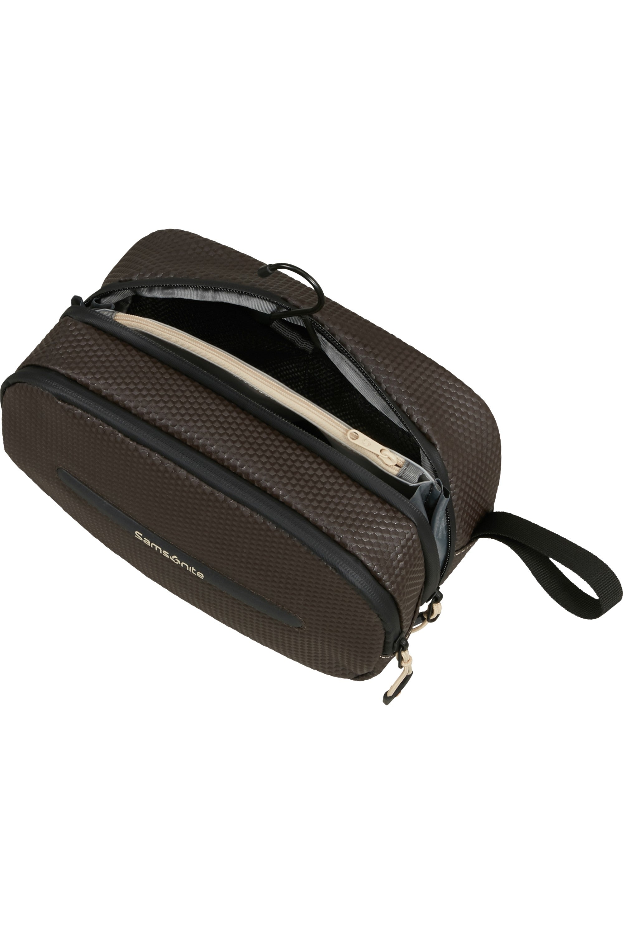 Samsonite beauty case in tessuto "Ecodiver" Marrone 140878.COFFEE BEAN