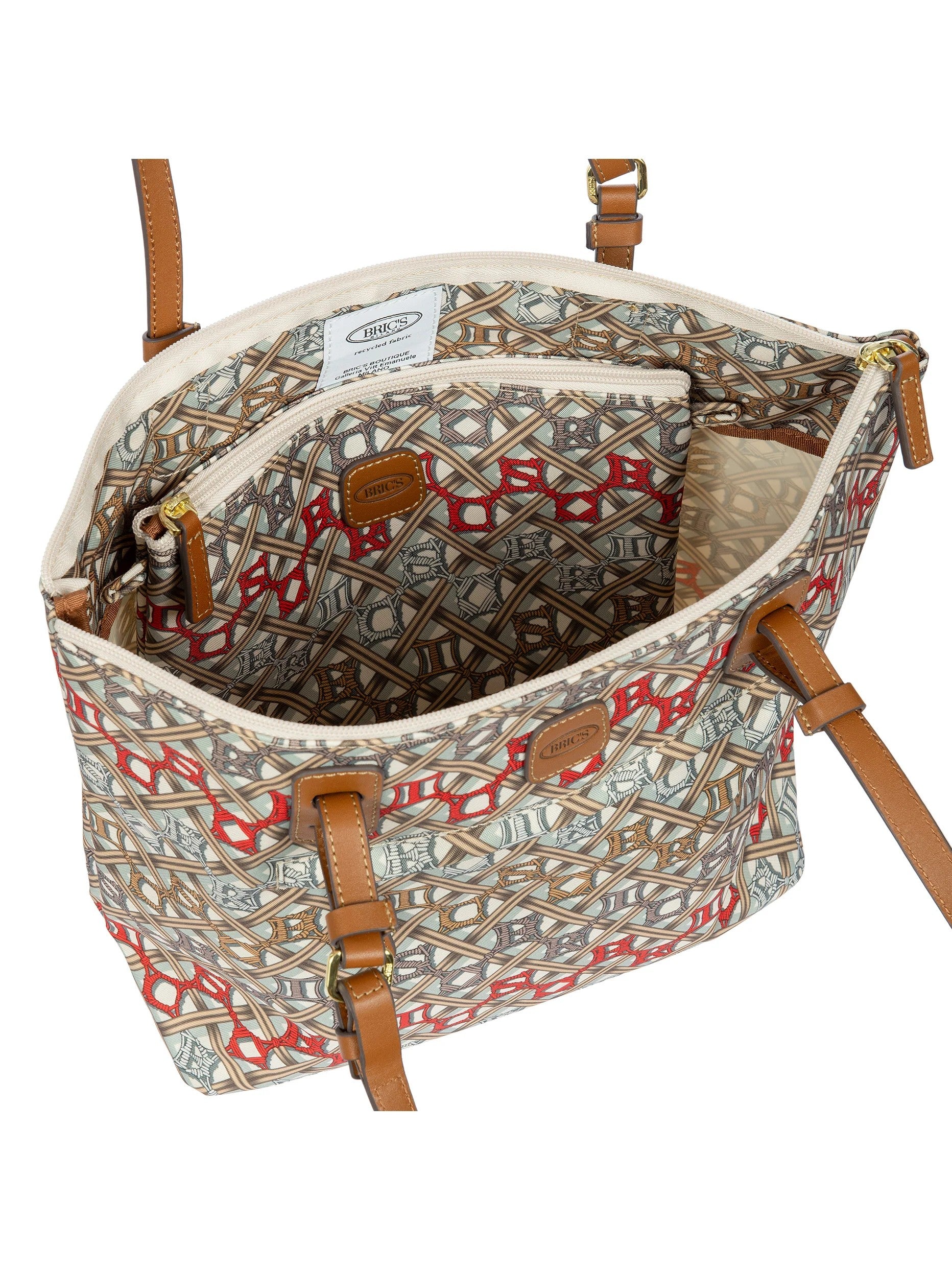Bric's borsa shopping in tessuto "X-Collection" Multicolor BXG45071.964 MACRAMÉ