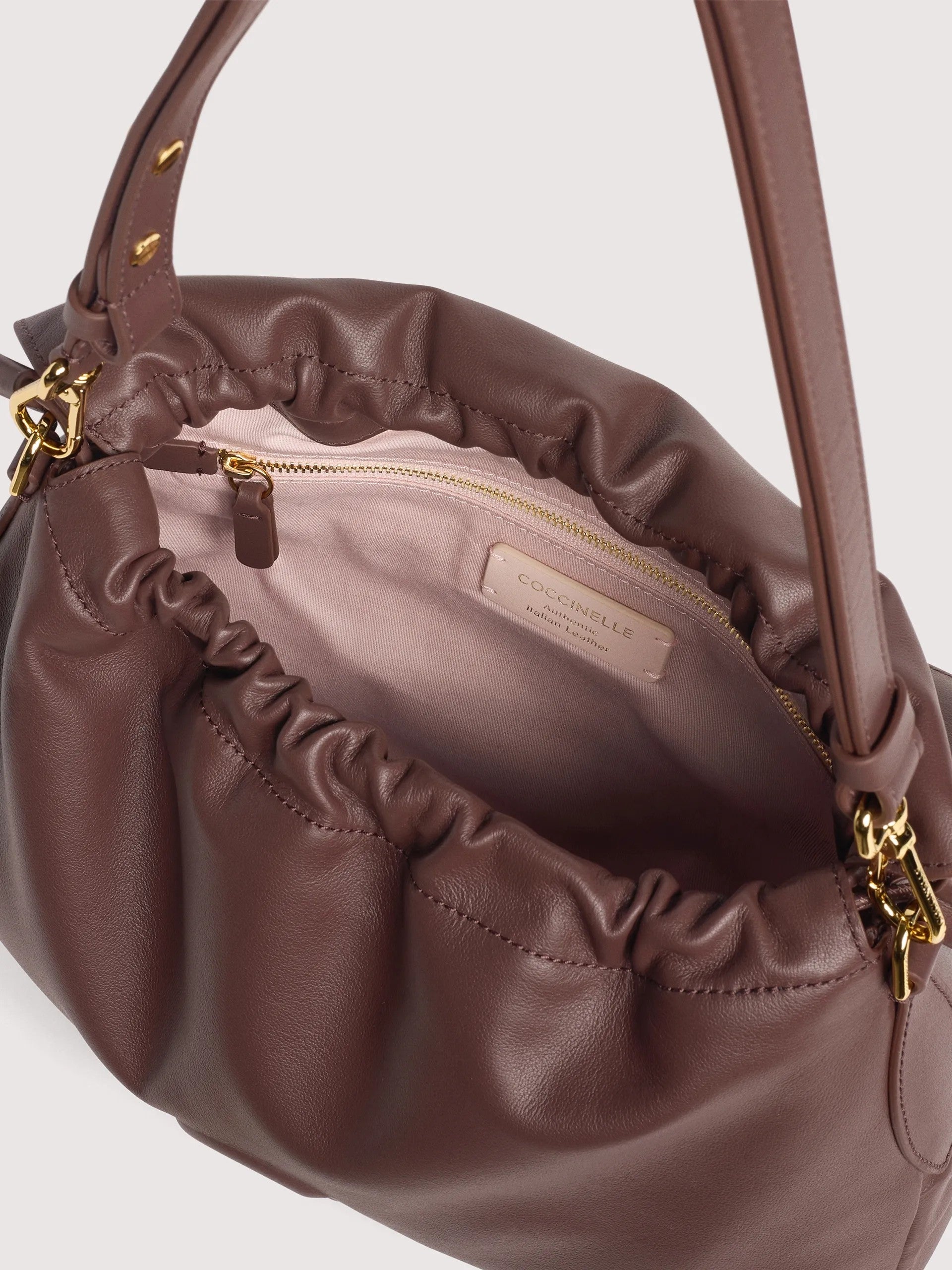 Coccinelle borsa a spalla in pelle "Lidia" Marrone E1V9F130401.R49 BERRY