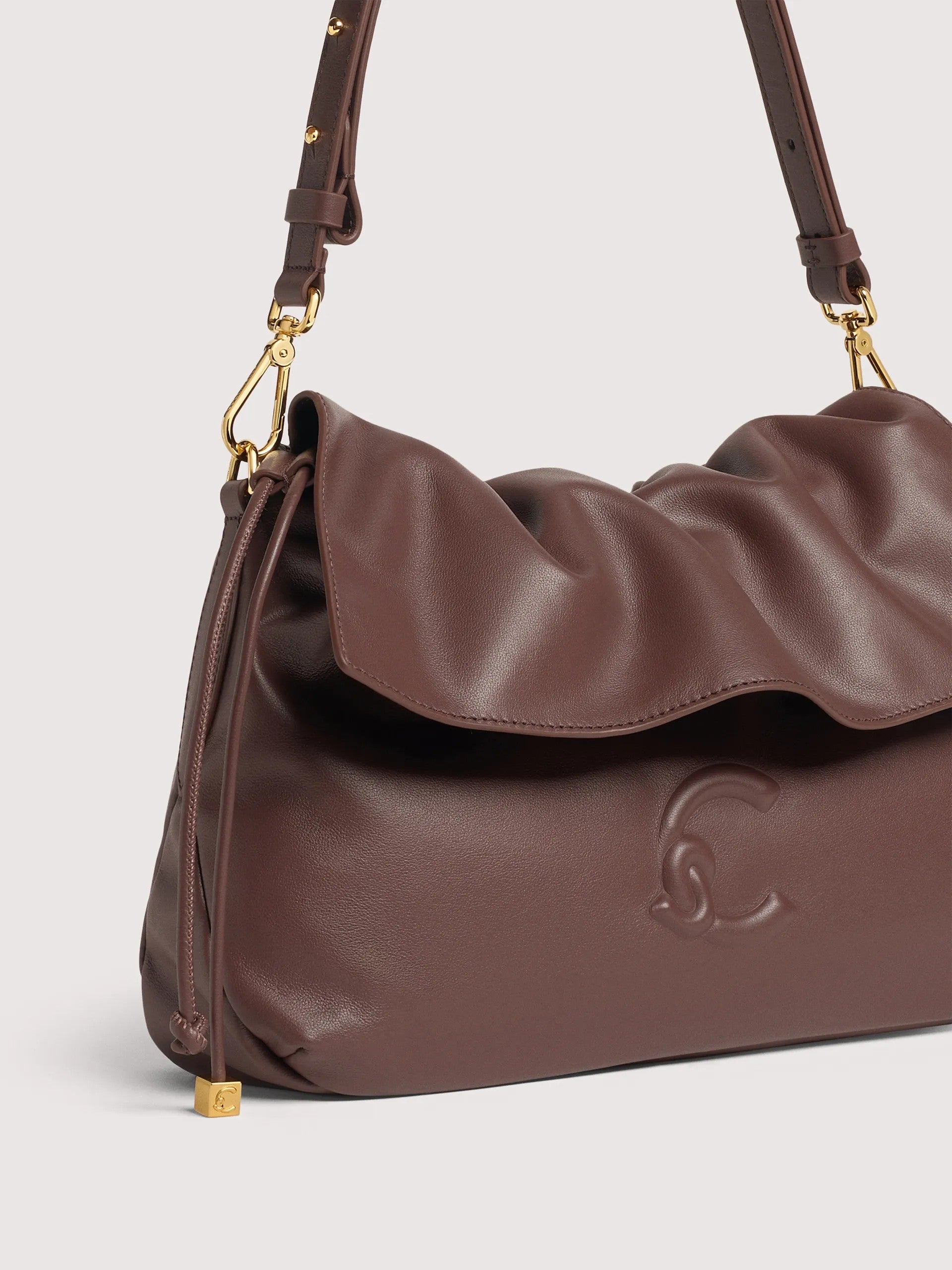 Coccinelle borsa a spalla in pelle "Lidia" Marrone E1V9F130401.R49 BERRY