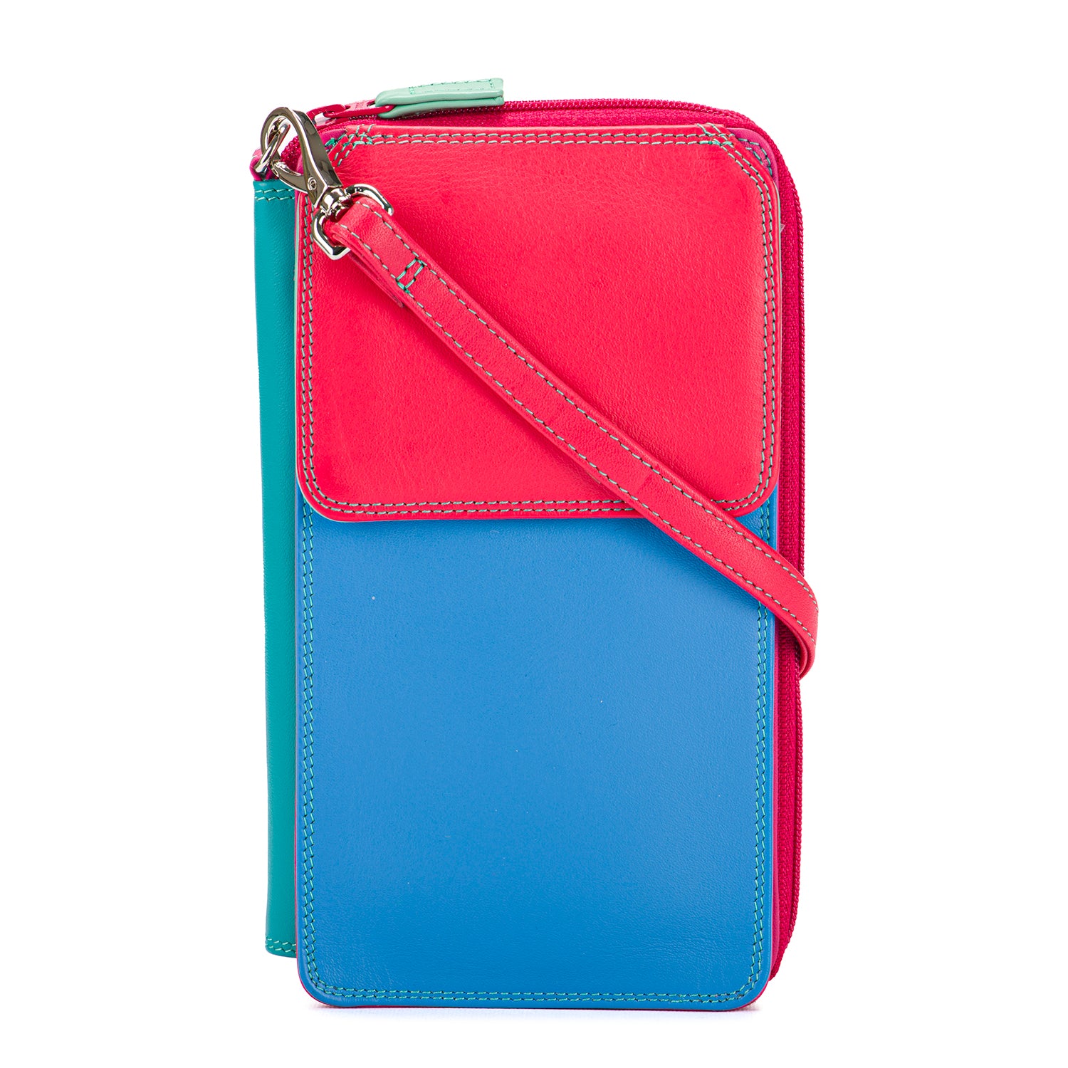 Mywalit porta cellulare in pelle "Classic" Multicolor 1220.191 LIPSTICK
