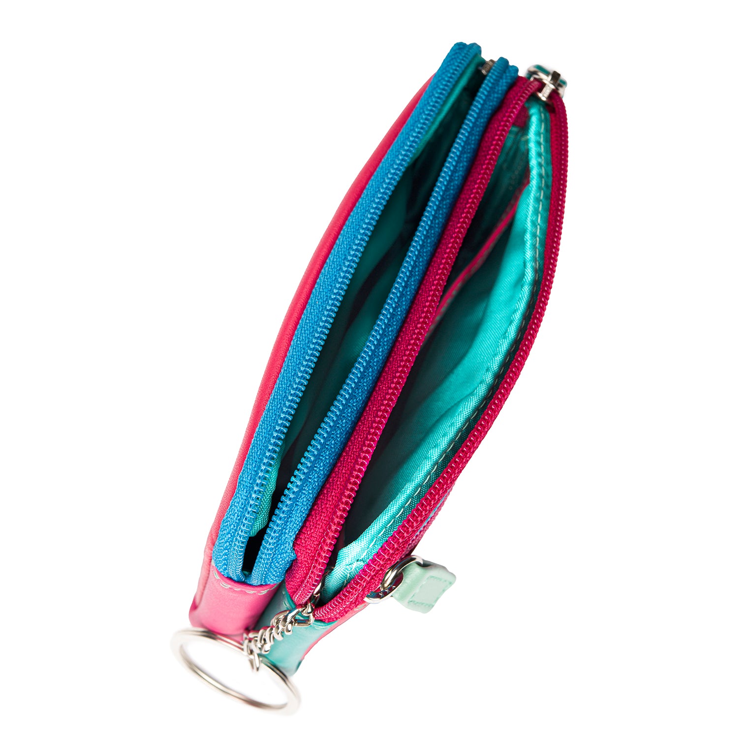 Mywalit portachiavi a bustina in pelle "Classic" Multicolor 1265.191 LIPSTICK