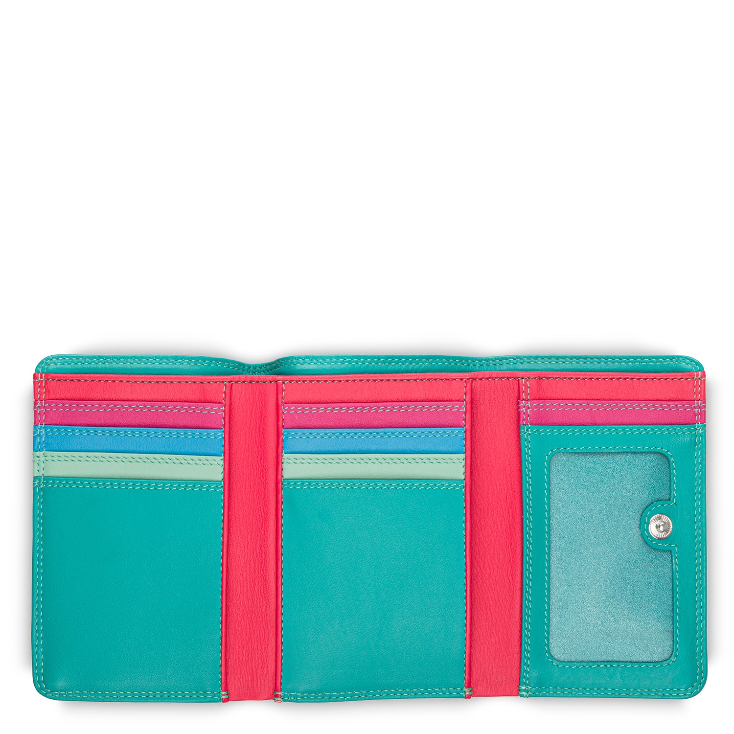 Mywalit portafogli in pelle "Classic" Multicolor 1278.191 LIPSTICK