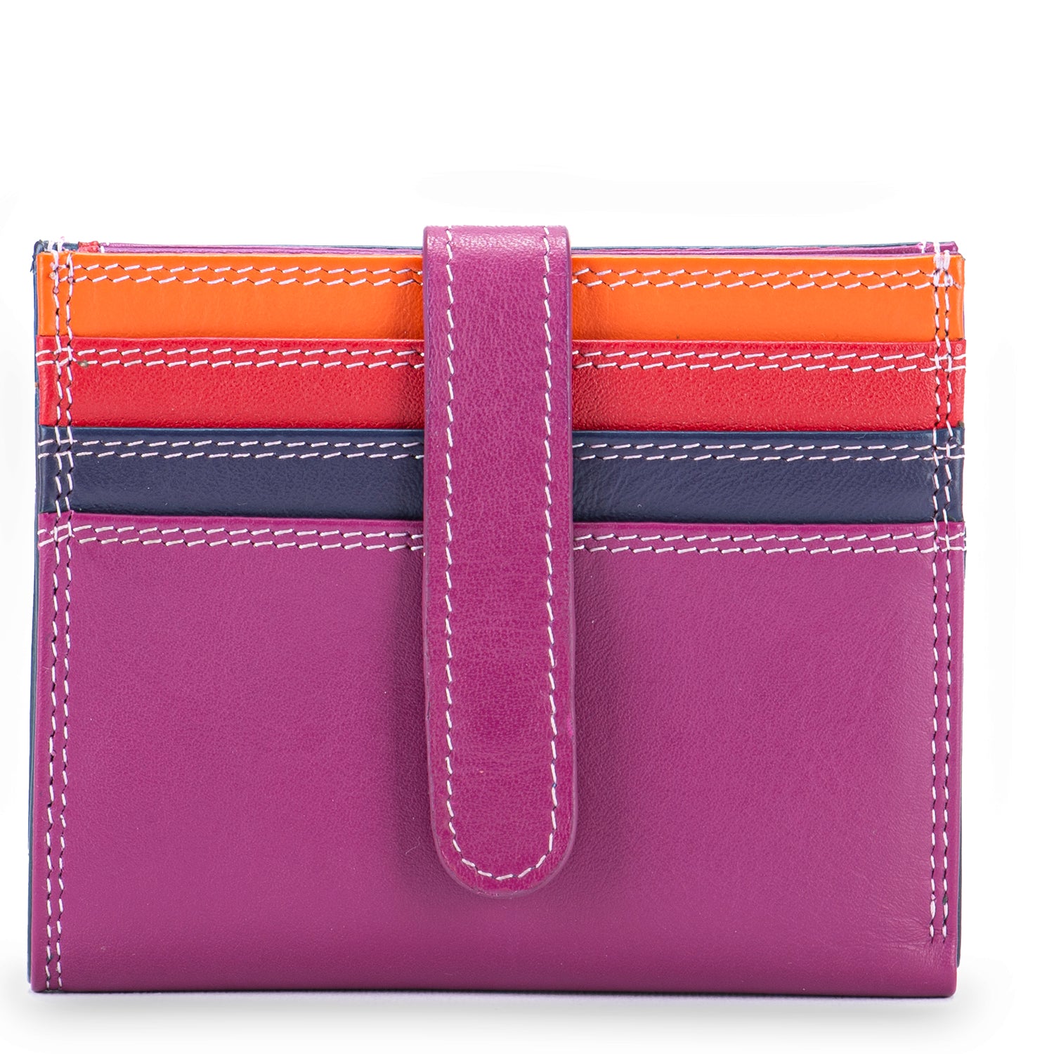 Mywalit porta carte di credito in pelle "Classic" Multicolor 1289.75 SANGRIA MULTI
