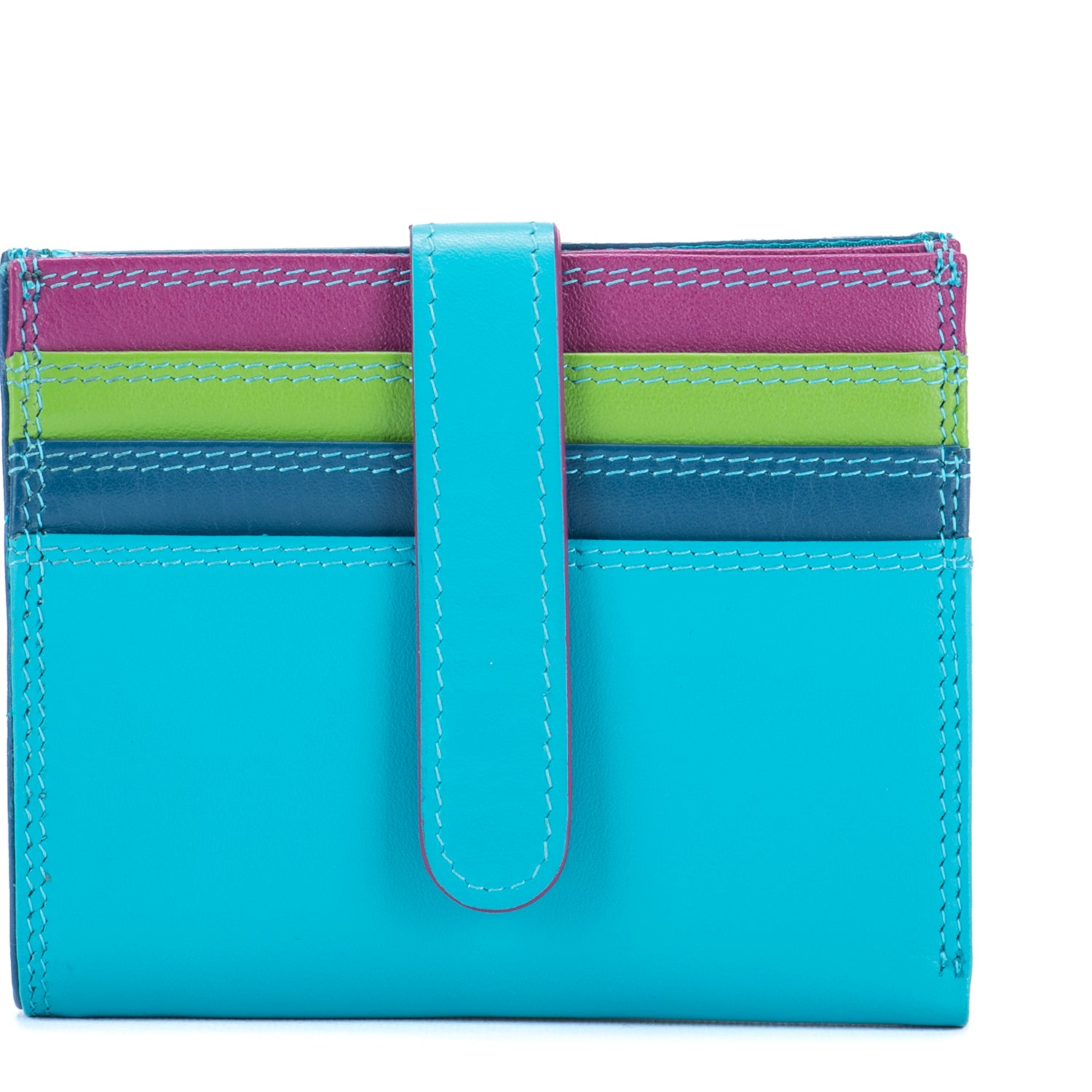 Mywalit porta carte di credito in pelle "Classic" Multicolor 1289.171 LIGURIA