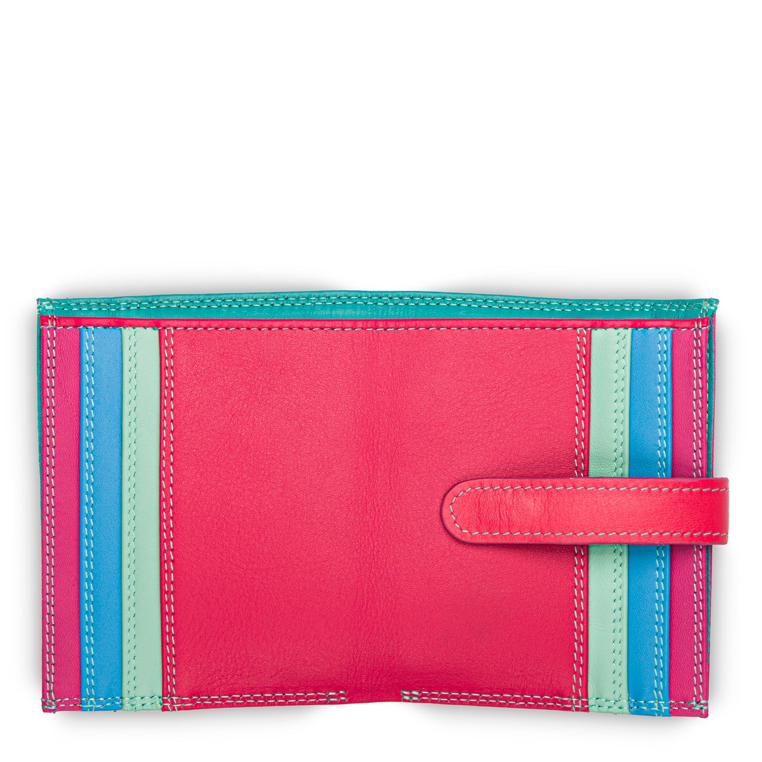 Mywalit porta carte di credito in pelle "Classic" Multicolor 1289.191 LIPSTICK