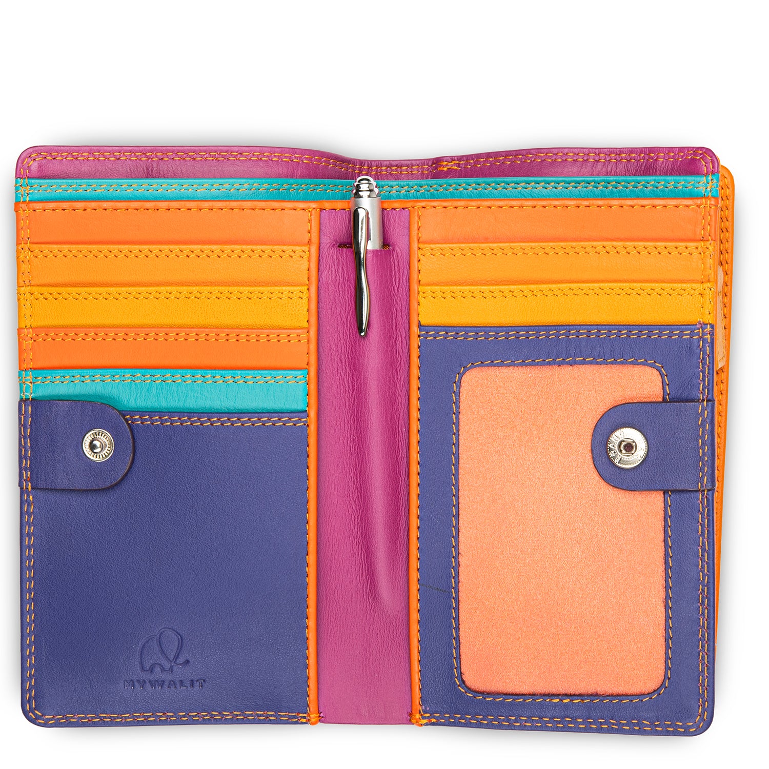 Mywalit portafogli in pelle "Classic" Multicolor 1290.115 COPACABANA