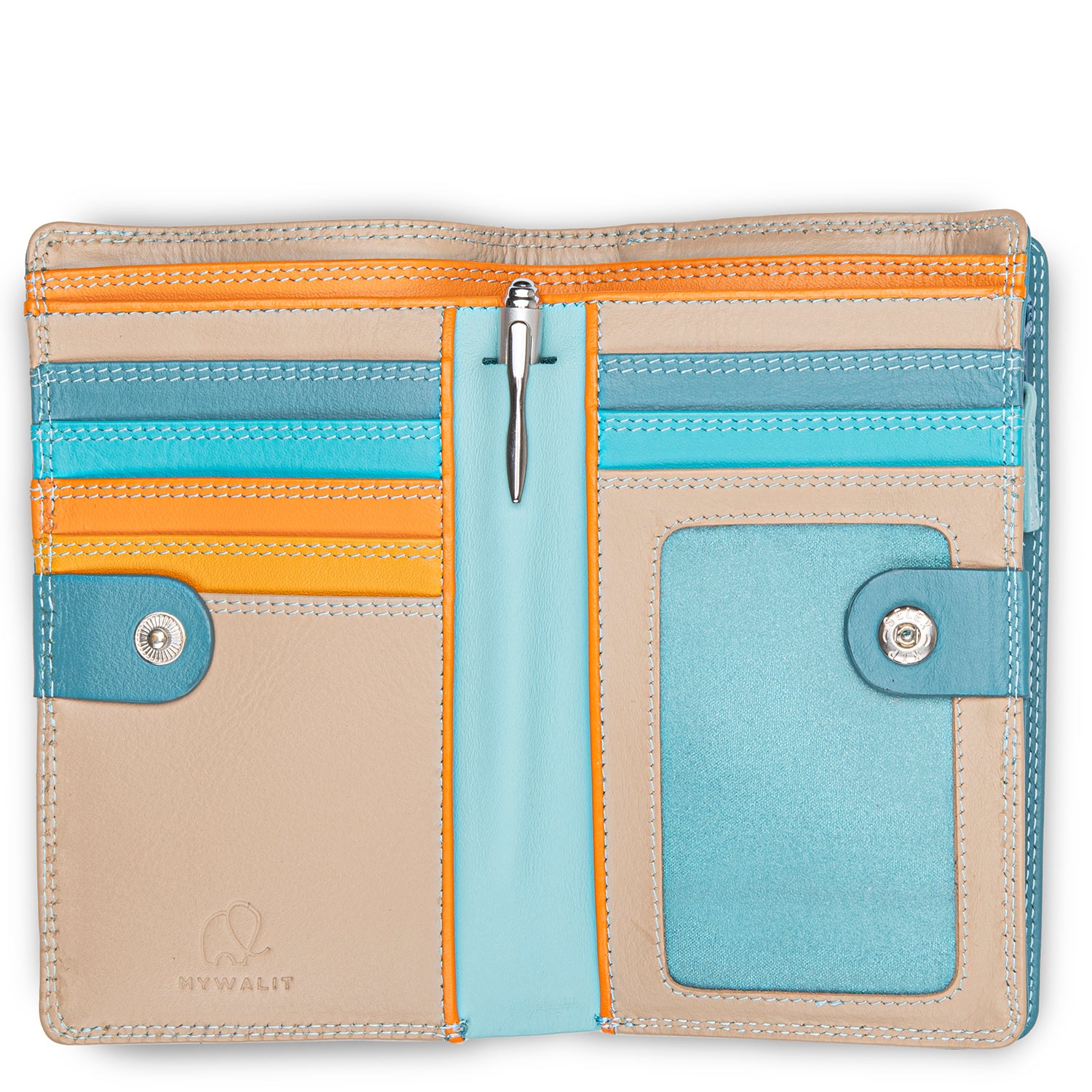 Mywalit portafogli in pelle "Classic" Multicolor 1290.186 SARDINIA
