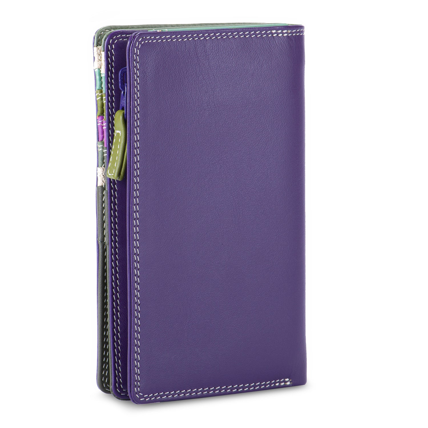 Mywalit portafogli in pelle "Classic" Multicolor 1290.189 ORCHIDEA