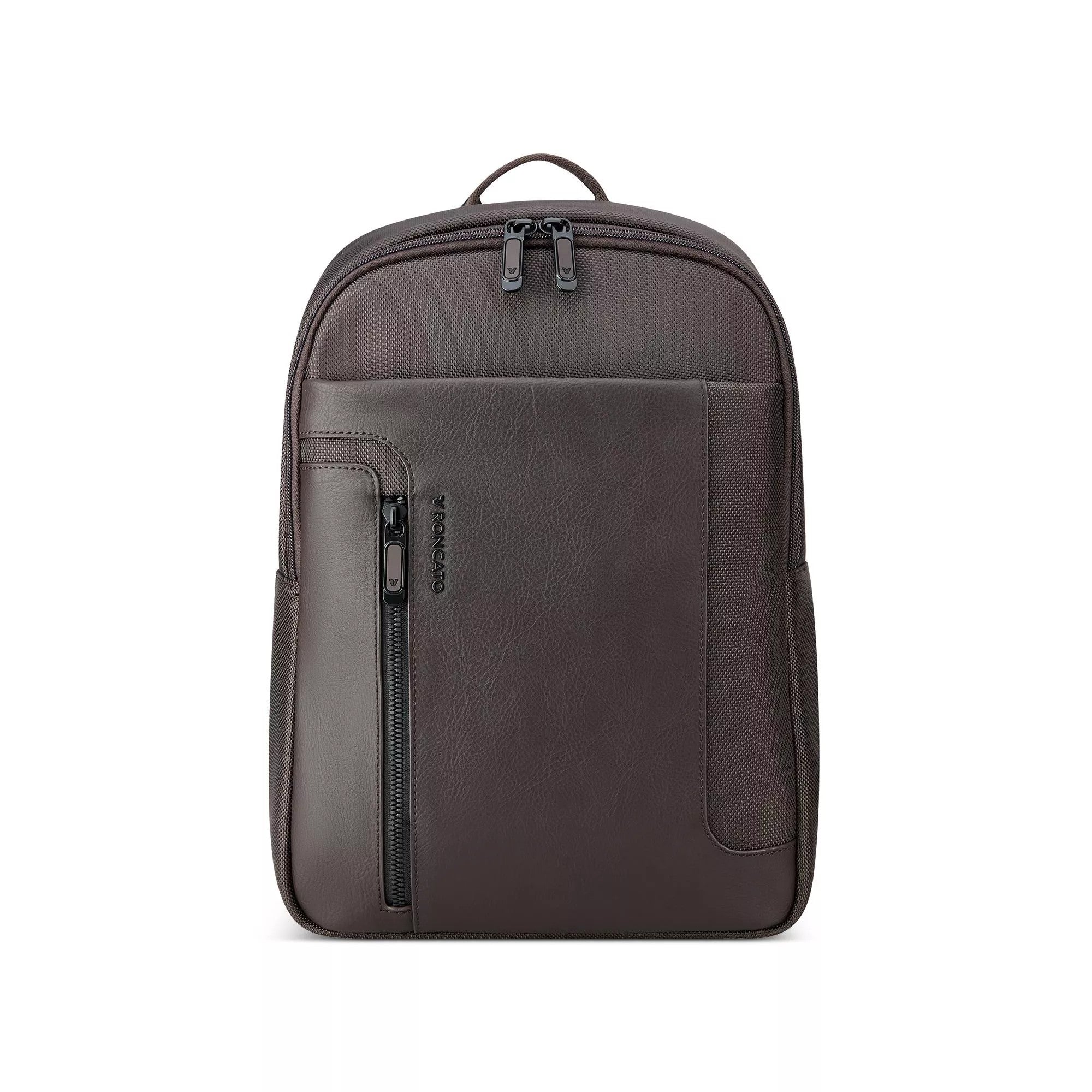 Roncato zaino in tessuto ed ecopelle "Panama 4 Marrone 400901.84 MOKA