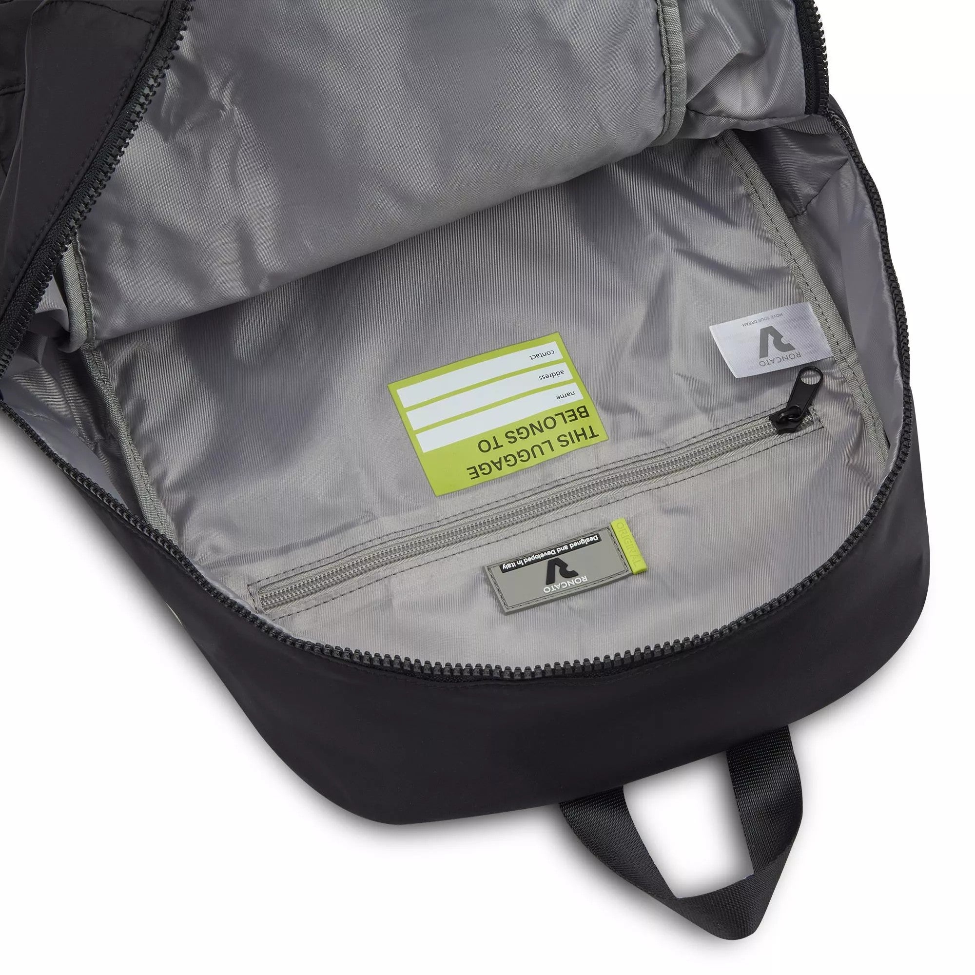 Roncato zaino richiudibile in tessuto "Compac" Lime 412015.77 CYBER LIME