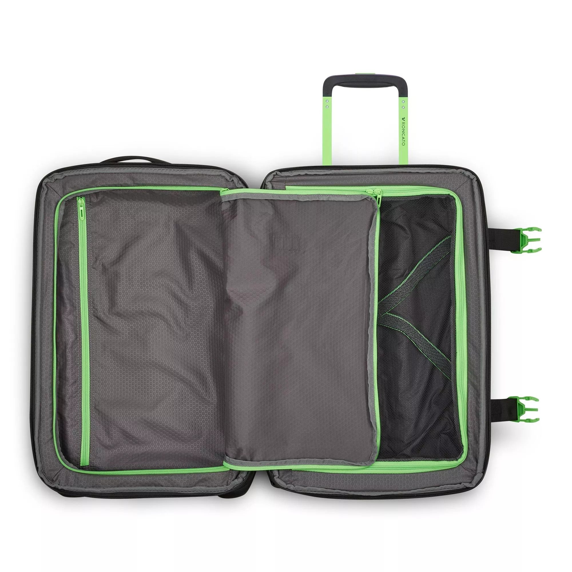 Roncato borsone trolley cabina in tessuto "Norway" Nero 414206.01 NERO