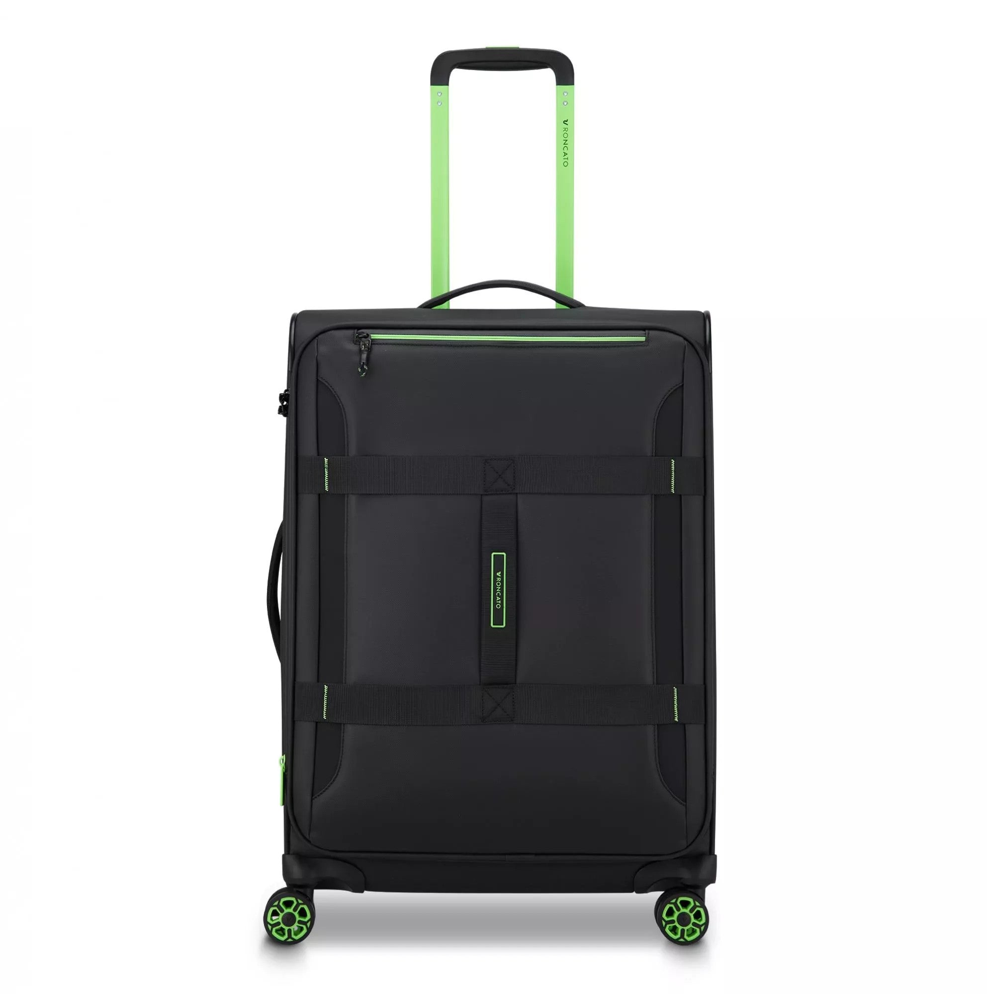 Roncato trolley medio in tessuto "Norway" Nero 414212.01 NERO
