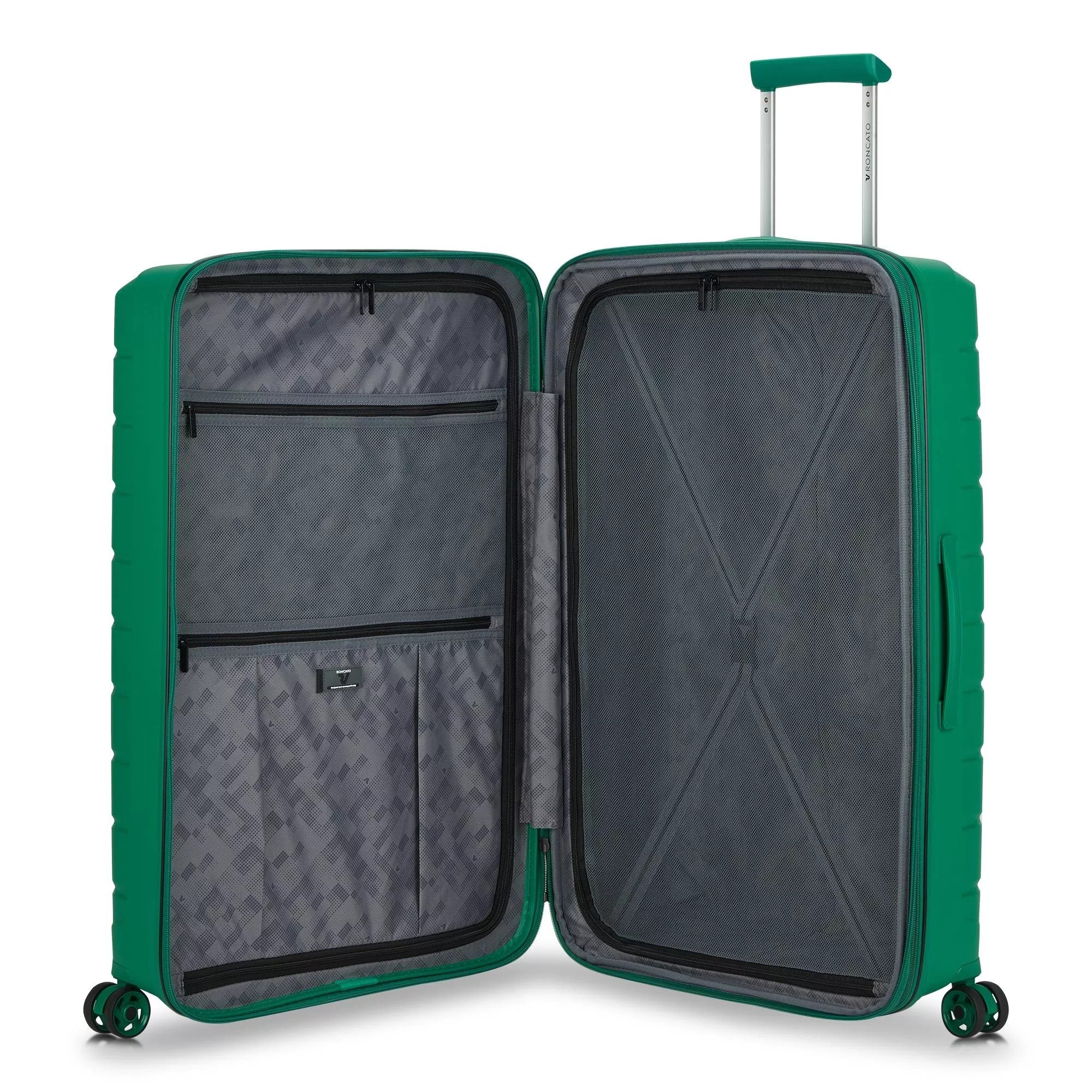 Roncato trolley grande in polipropilene "B-Flying" Verde 418181.07 VERDE BRILLANTE