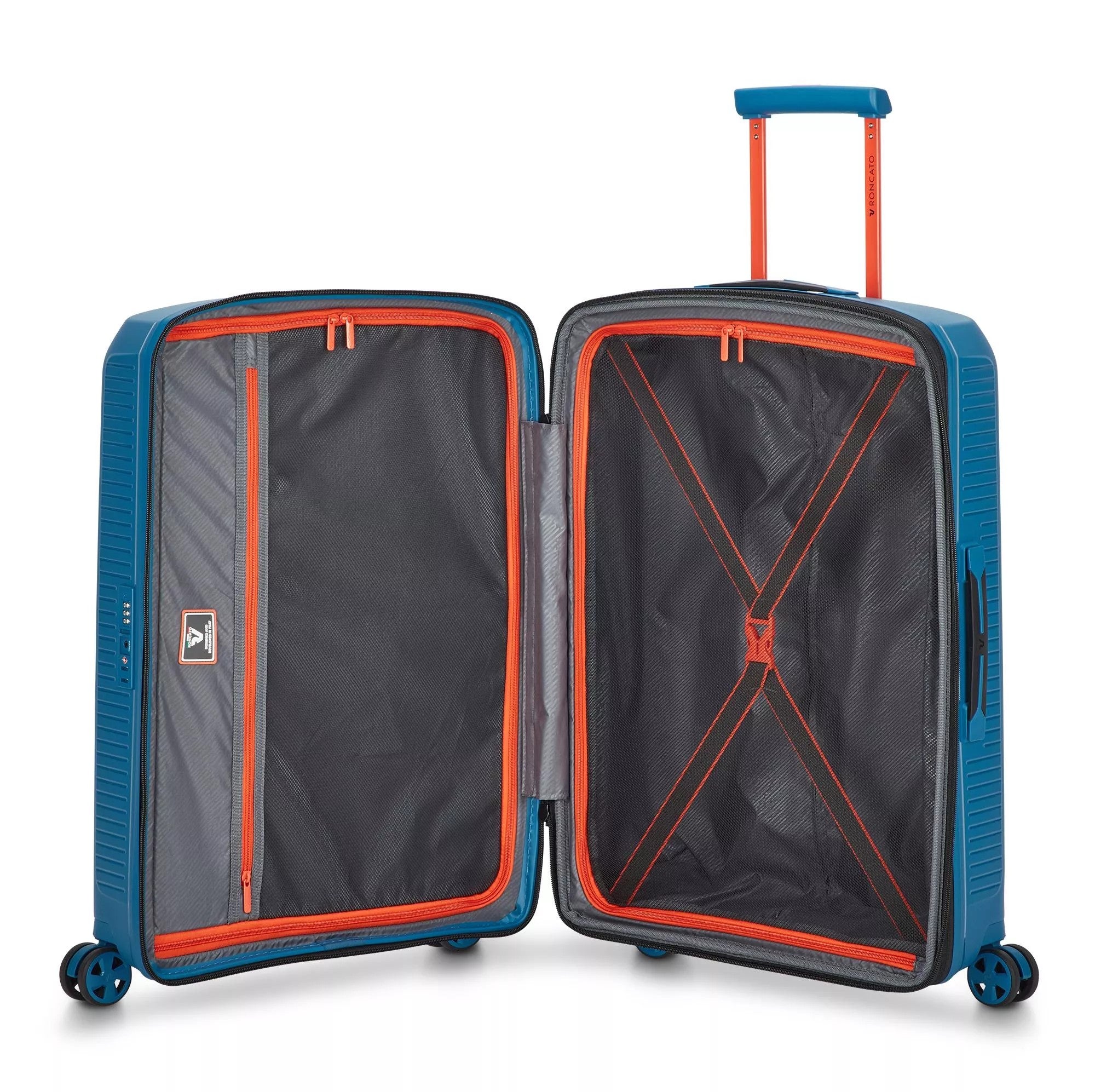 Roncato trolley medio in polipropilene "Arcade" Azzurro 418402.58 DENIM