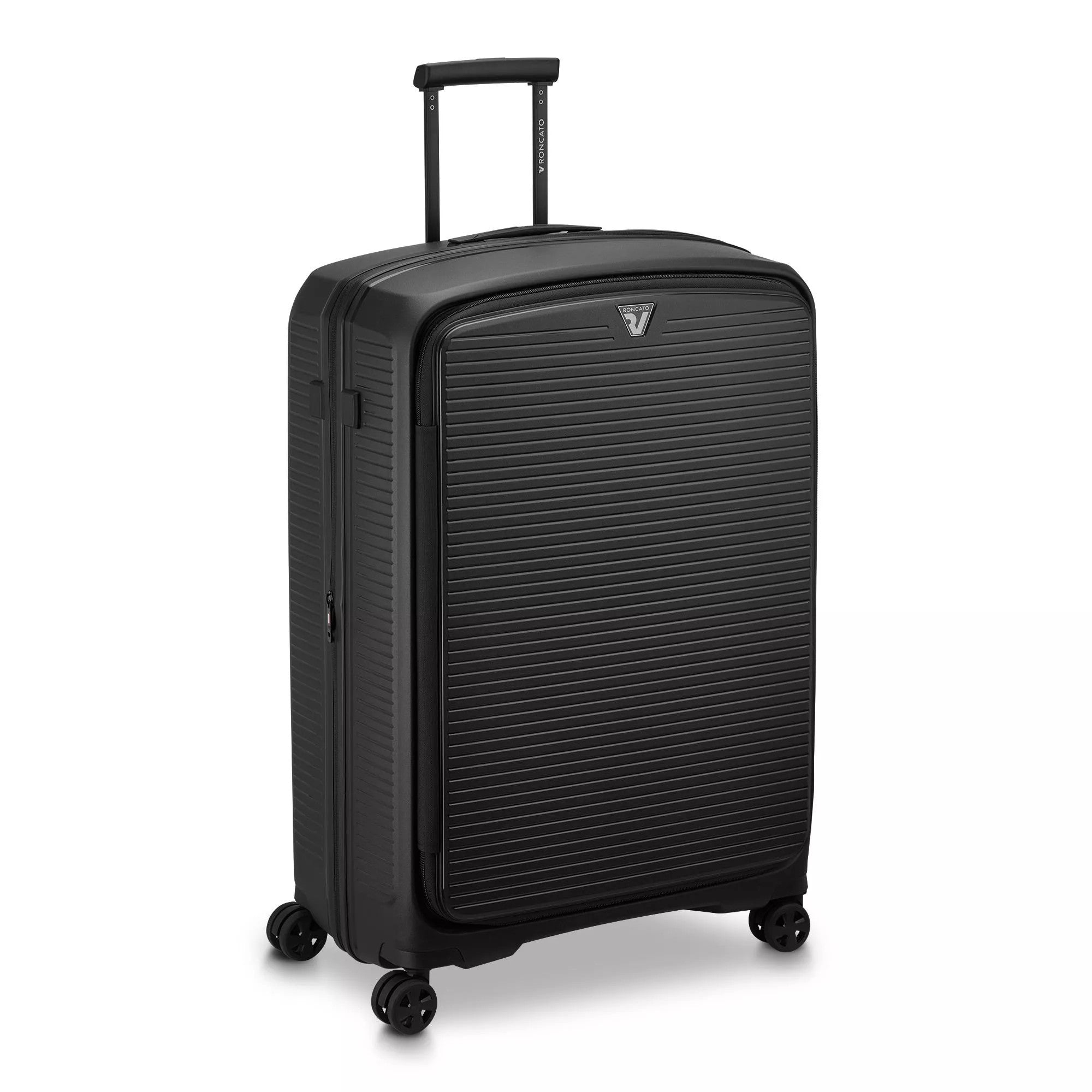 Roncato trolley grande in polipropilene "Arcade dlx" Nero 418411.01 NERO
