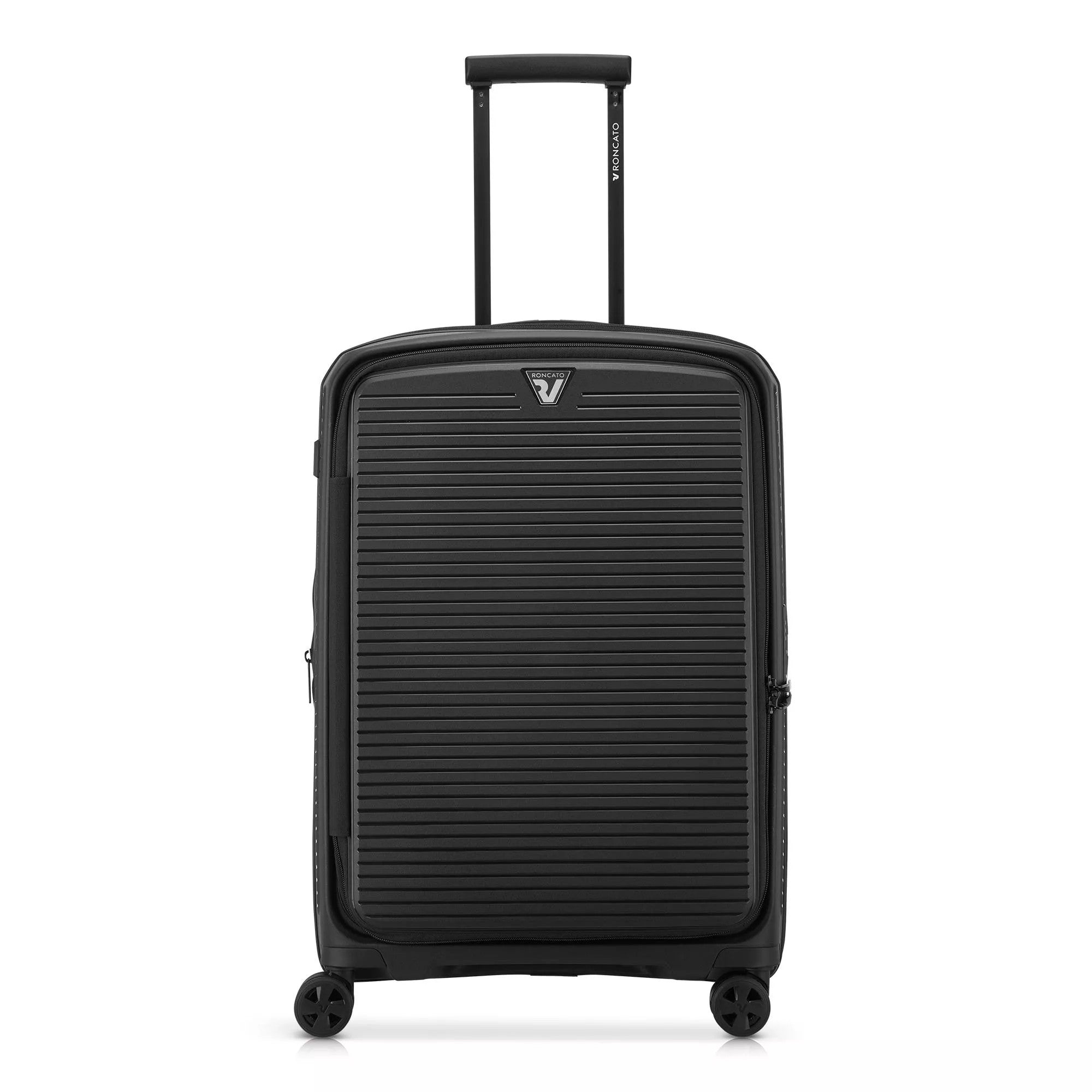 Roncato trolley medio in polipropilene "Arcade dlx" Nero 418412.01 NERO