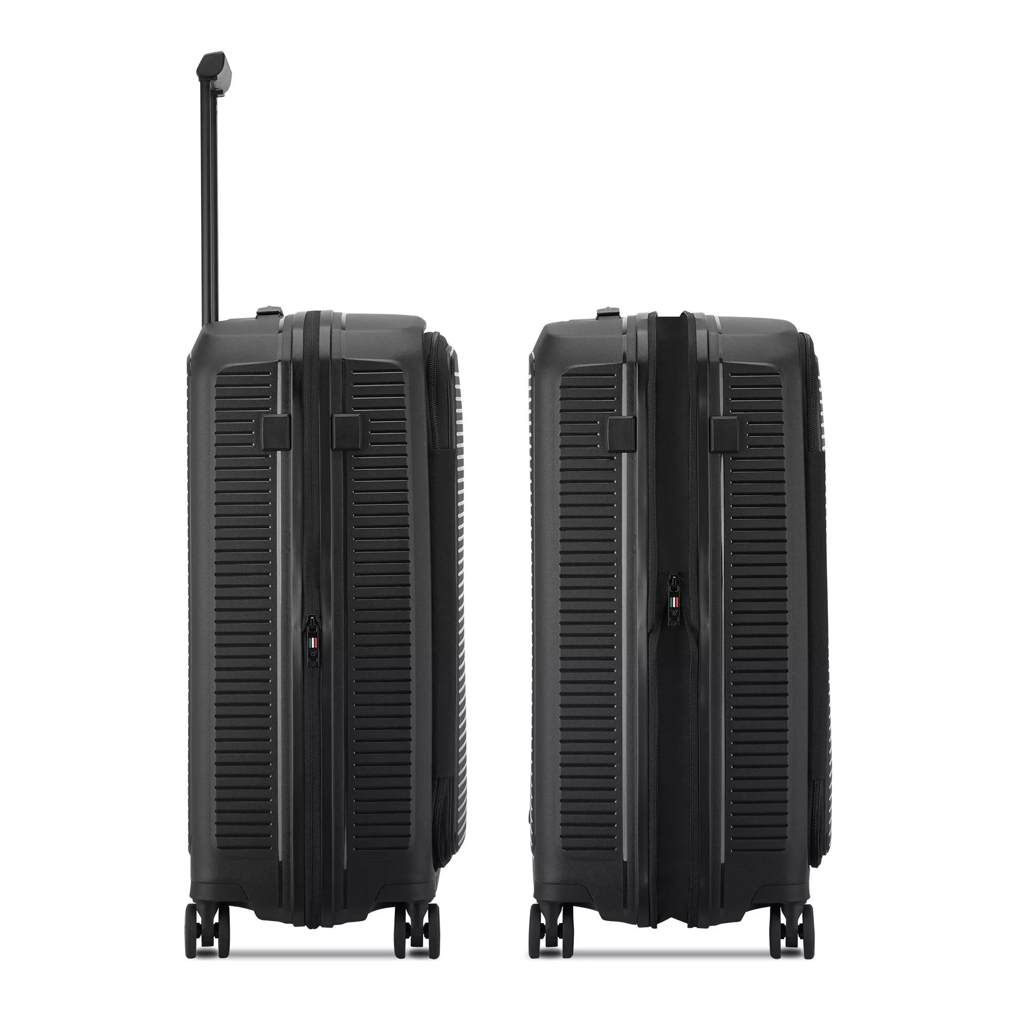 Roncato trolley medio in polipropilene "Arcade dlx" Nero 418412.01 NERO