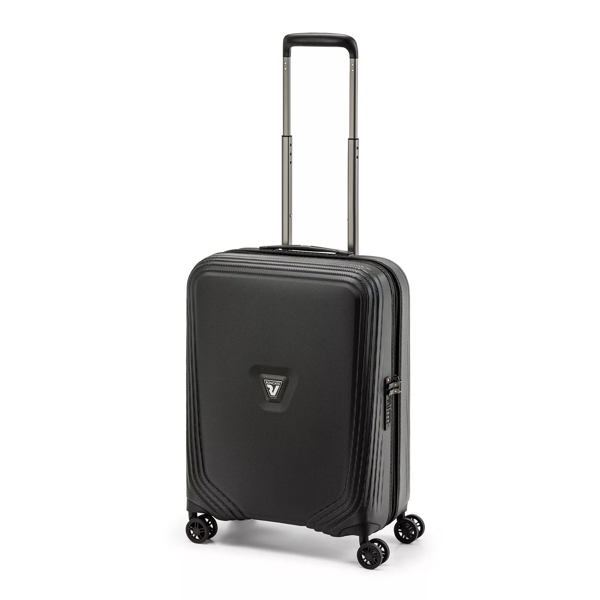 Roncato trolley cabina in policarbonato "Gigalight" Nero 5663.0101 NERO
