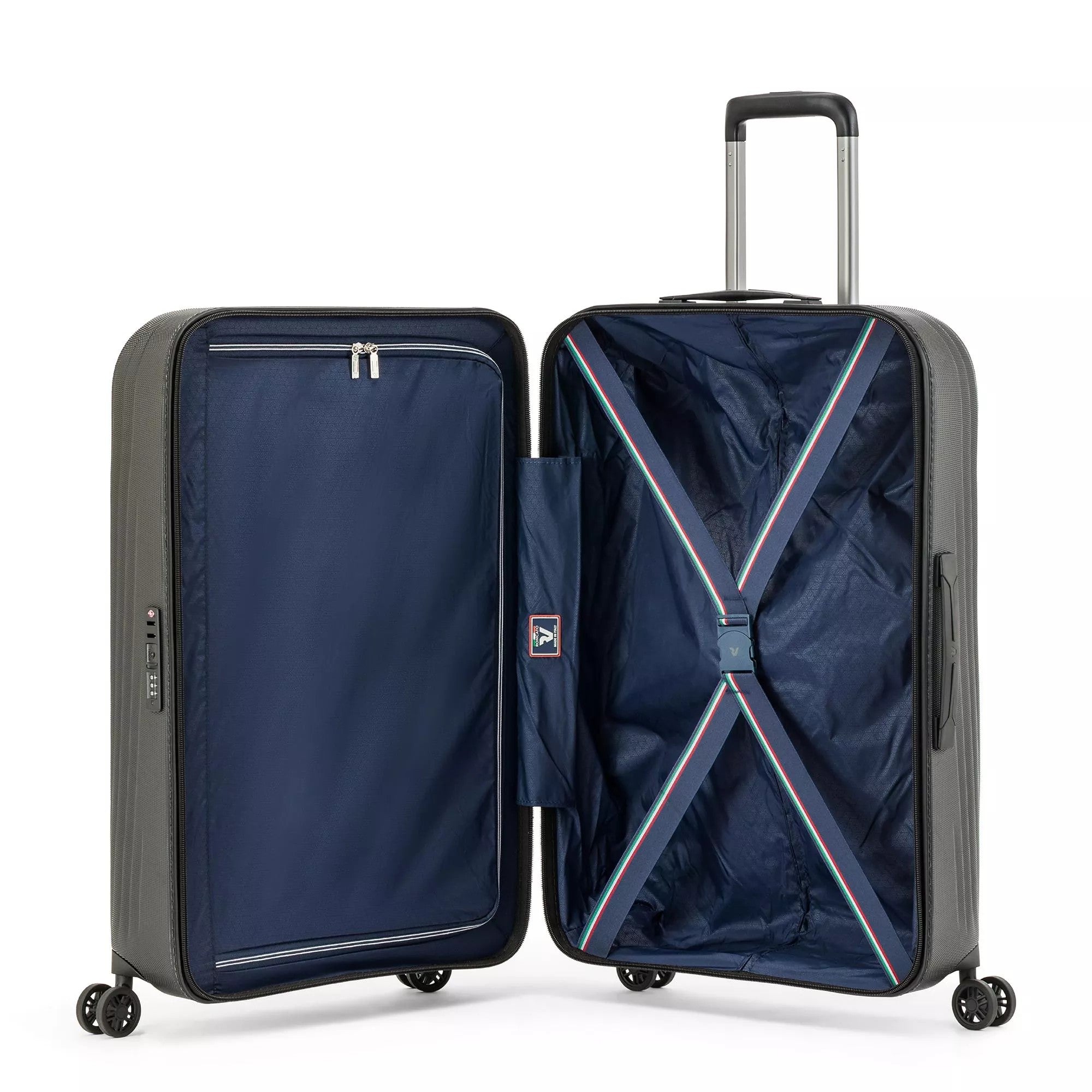 Roncato trolley medio in policarbonato "Gigalight" Nero 5665.0101 NERO