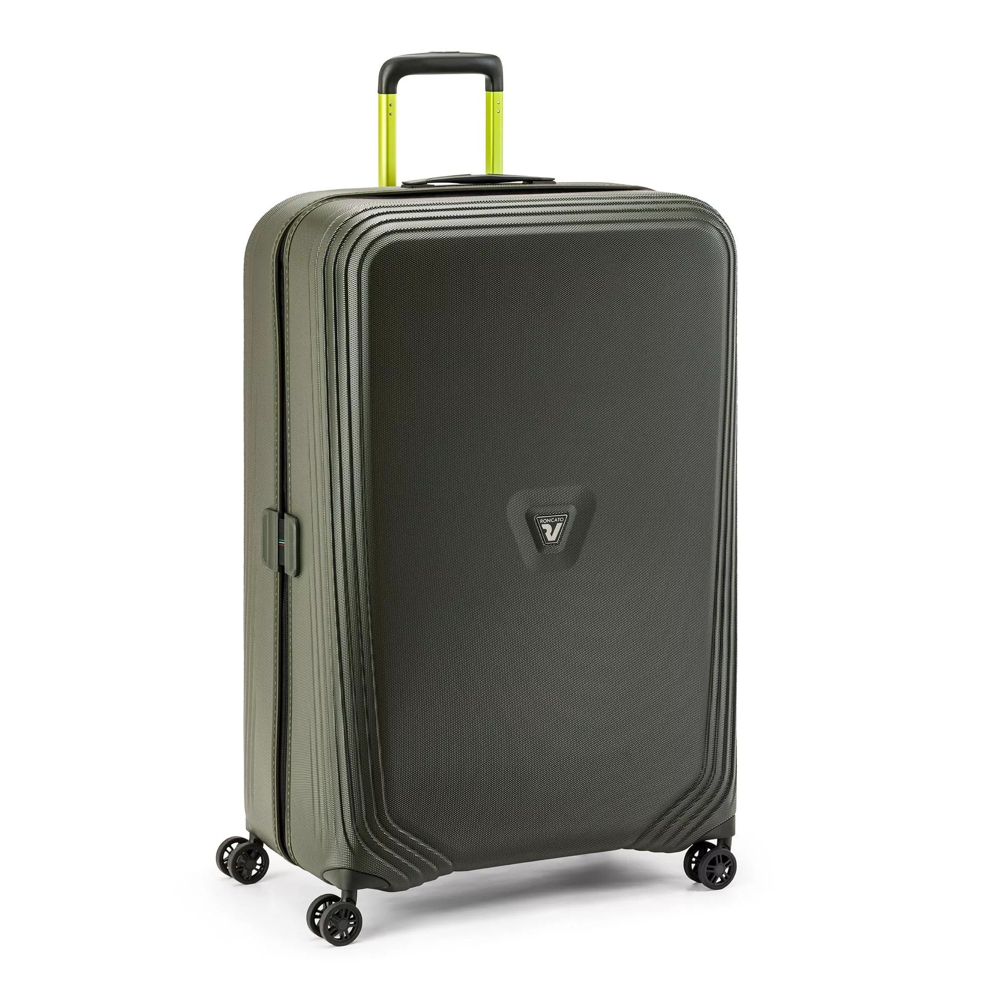 Roncato trolley grande in policarbonato "Gigalight" Verde 5667.4747 VERDE MILITARE