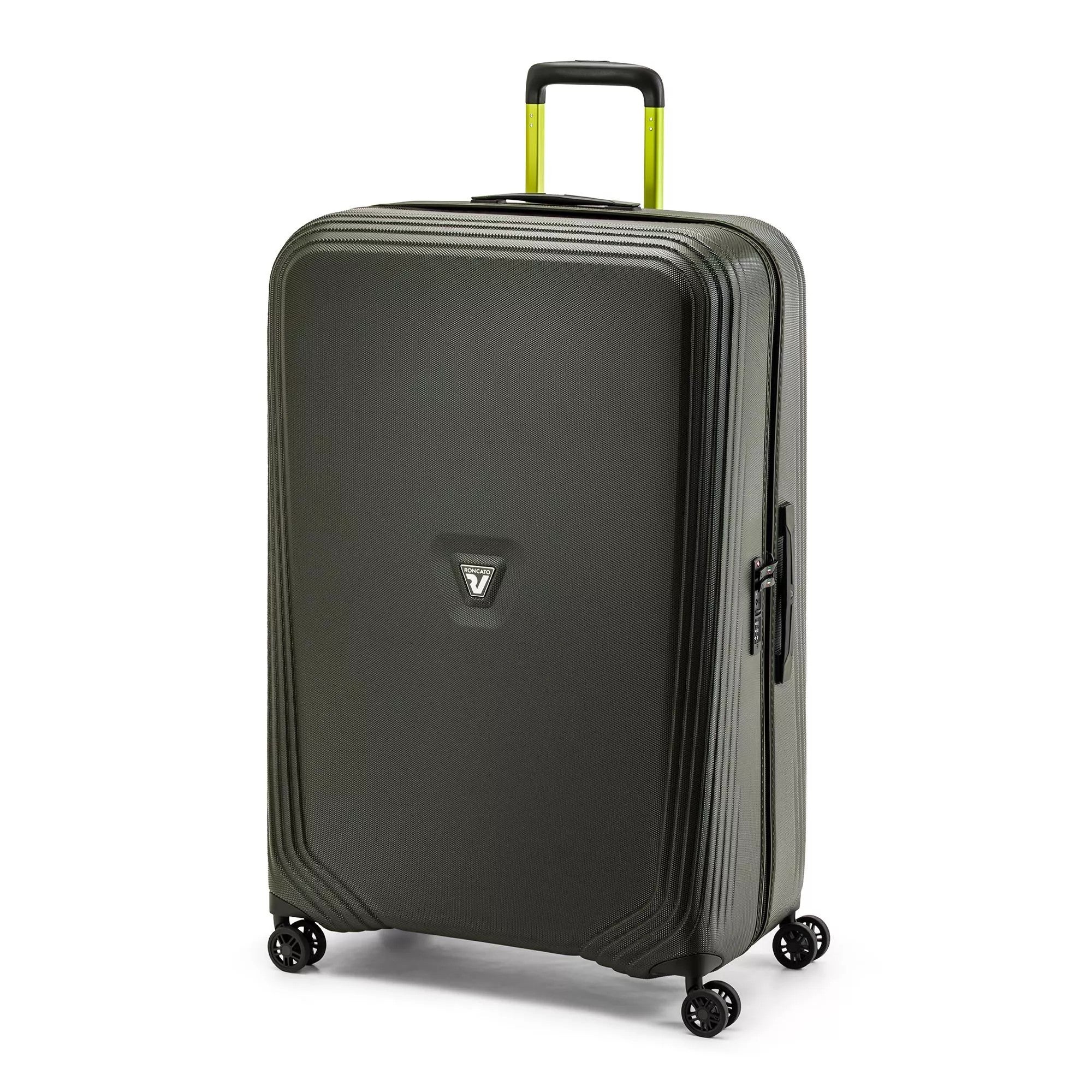 Roncato trolley grande in policarbonato "Gigalight" Verde 5667.4747 VERDE MILITARE