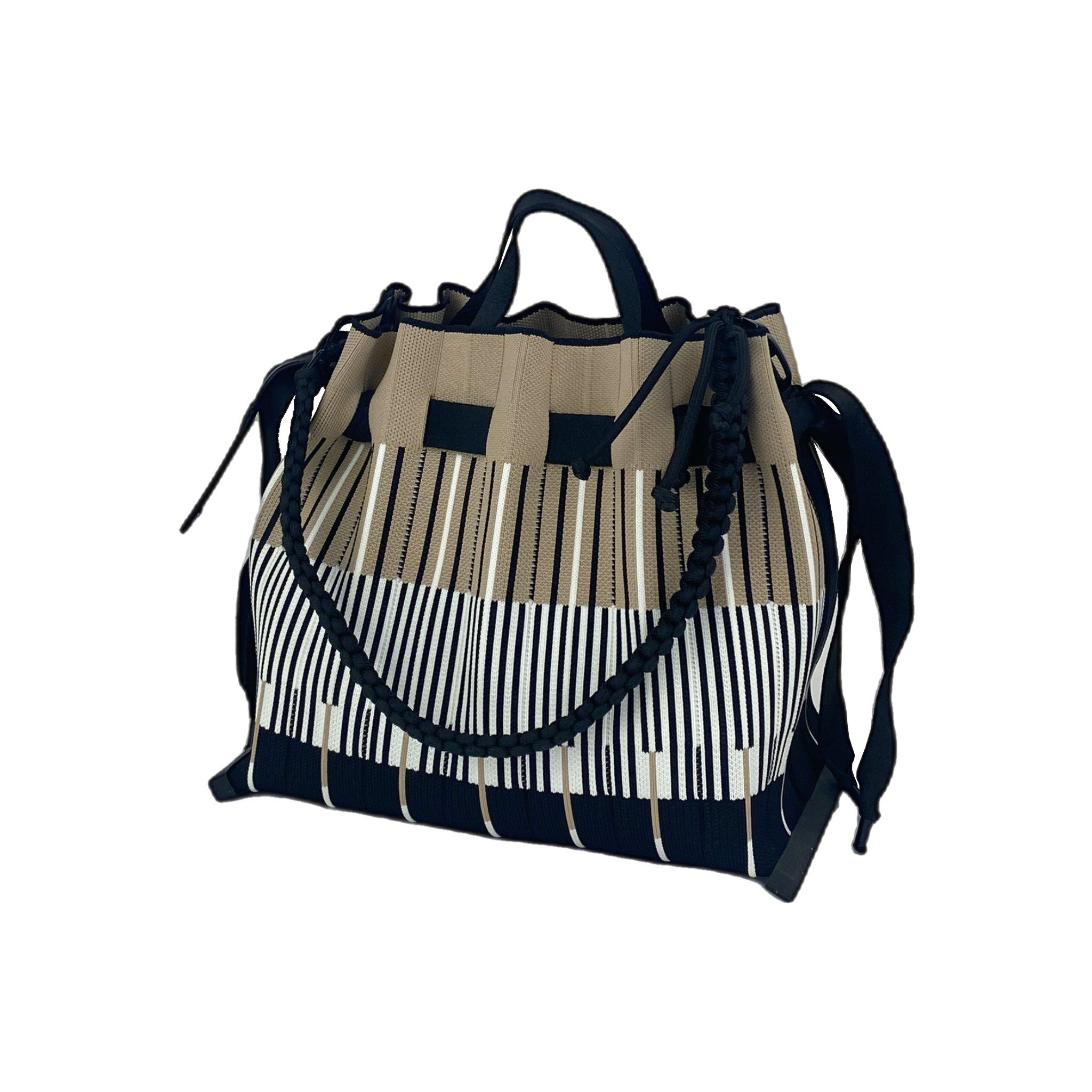 Fri-Yay borsa secchiello in tessuto "Sara" Beige SARA.1323