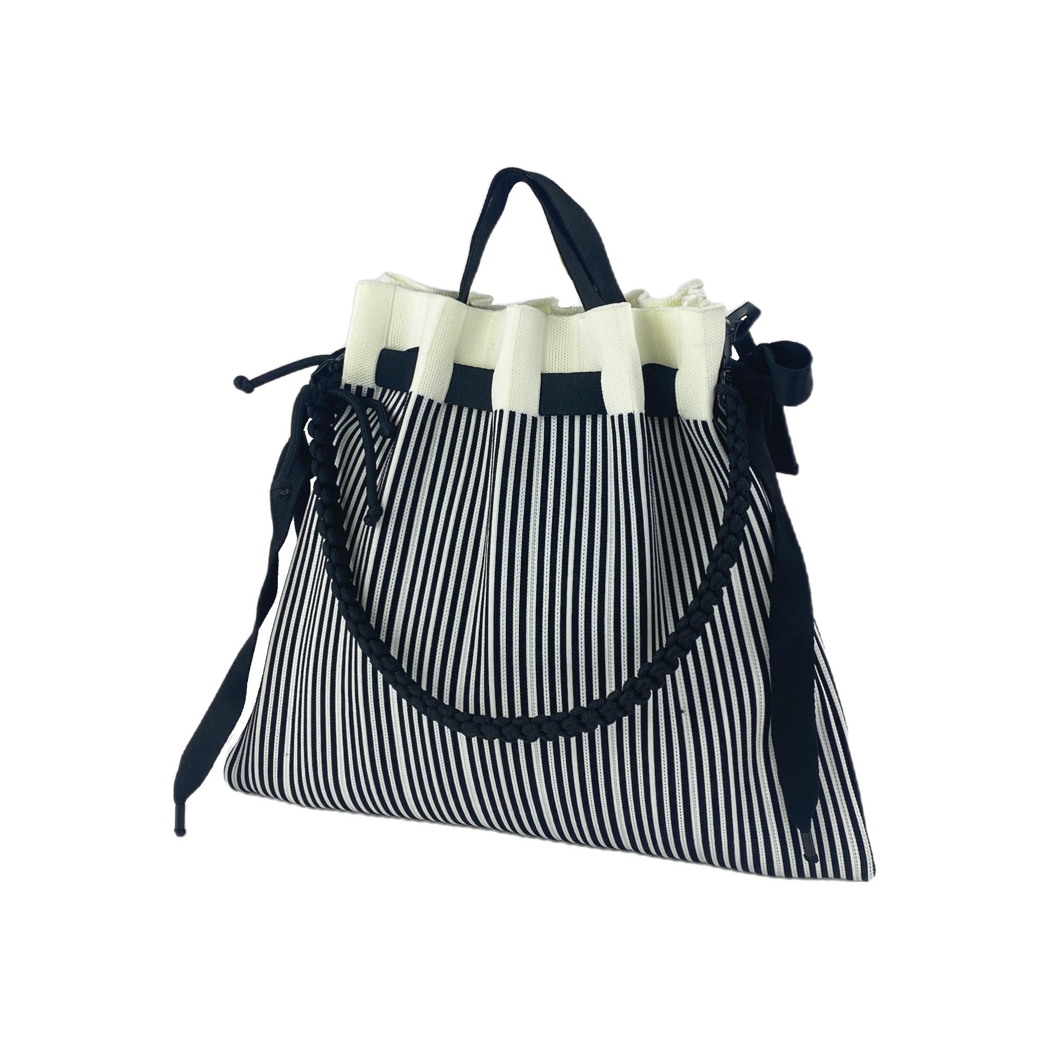 Fri-Yay borsa a spalla in tessuto "Flat" Nero FLAT BAG.861
