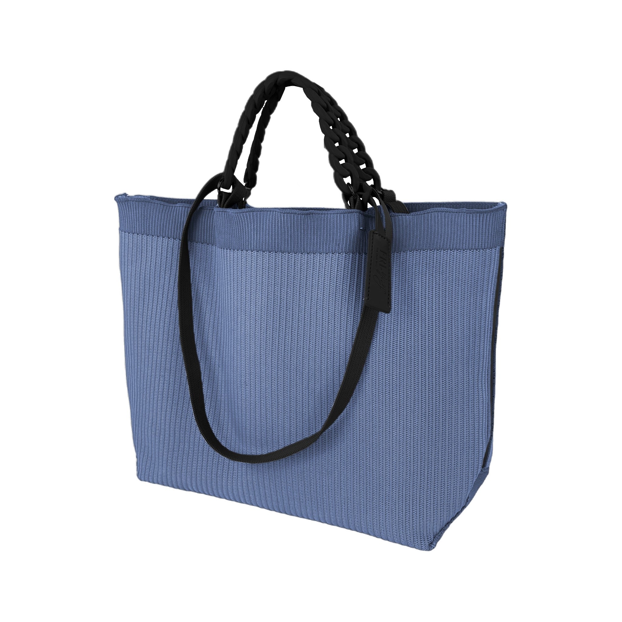 Fri-Yay borsa shopping in tessuto "MN" Azzurro MN BAG.1338