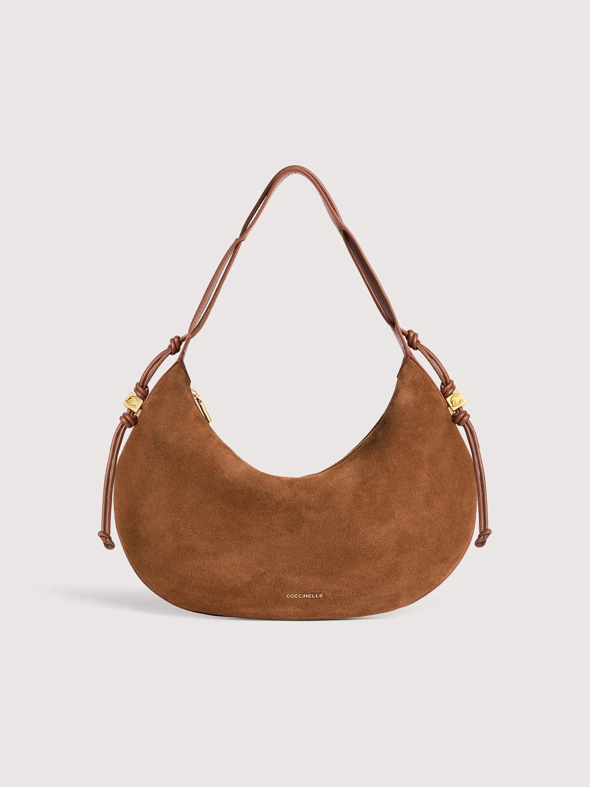 Coccinelle borsa a spalla in camoscio "Thess" Cuoio E1VCB130201.W11 COGNAC