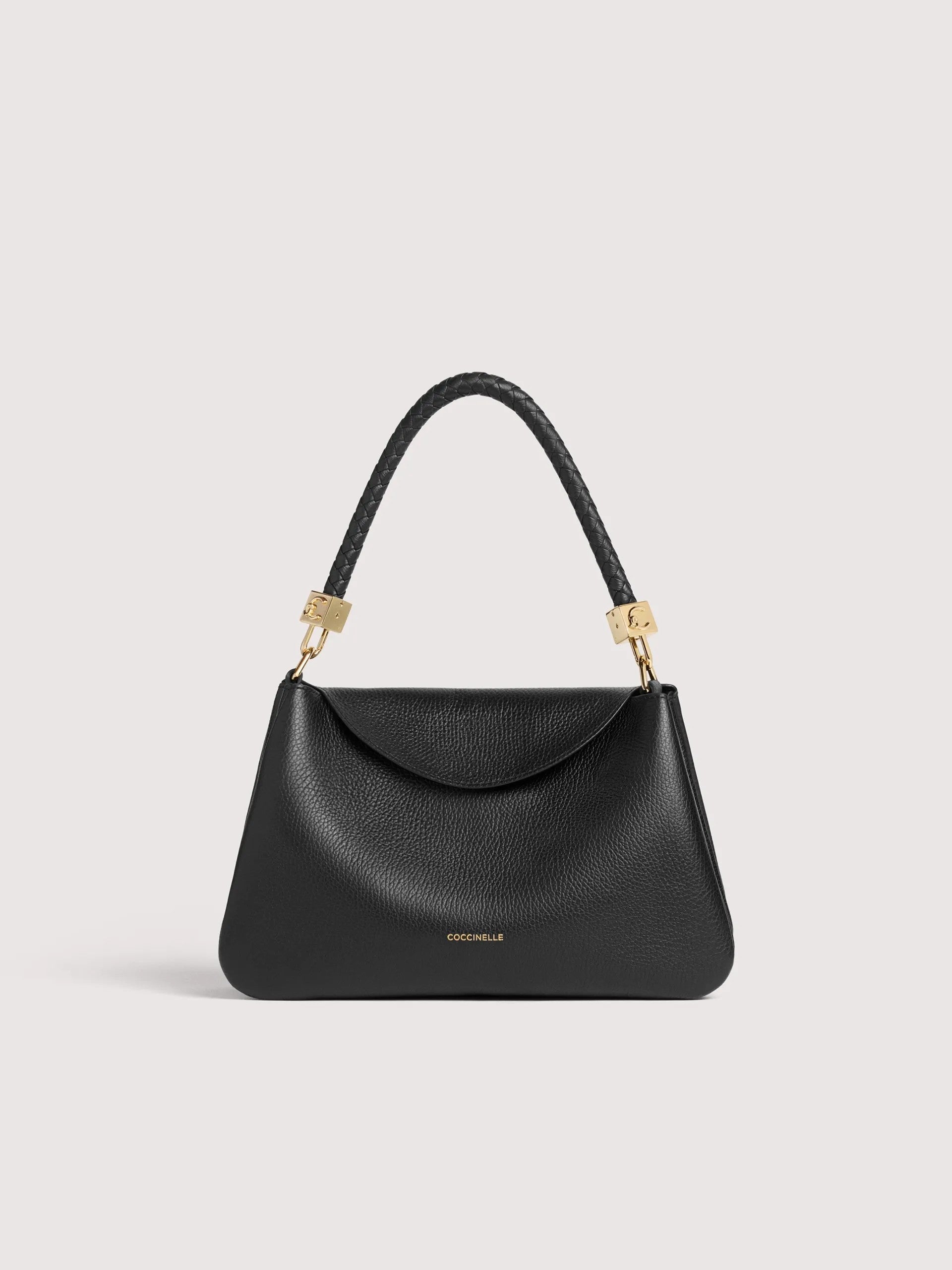 Coccinelle borsa a mano in pelle "Tiggy" Nero E1VCK180201.001 NOIR