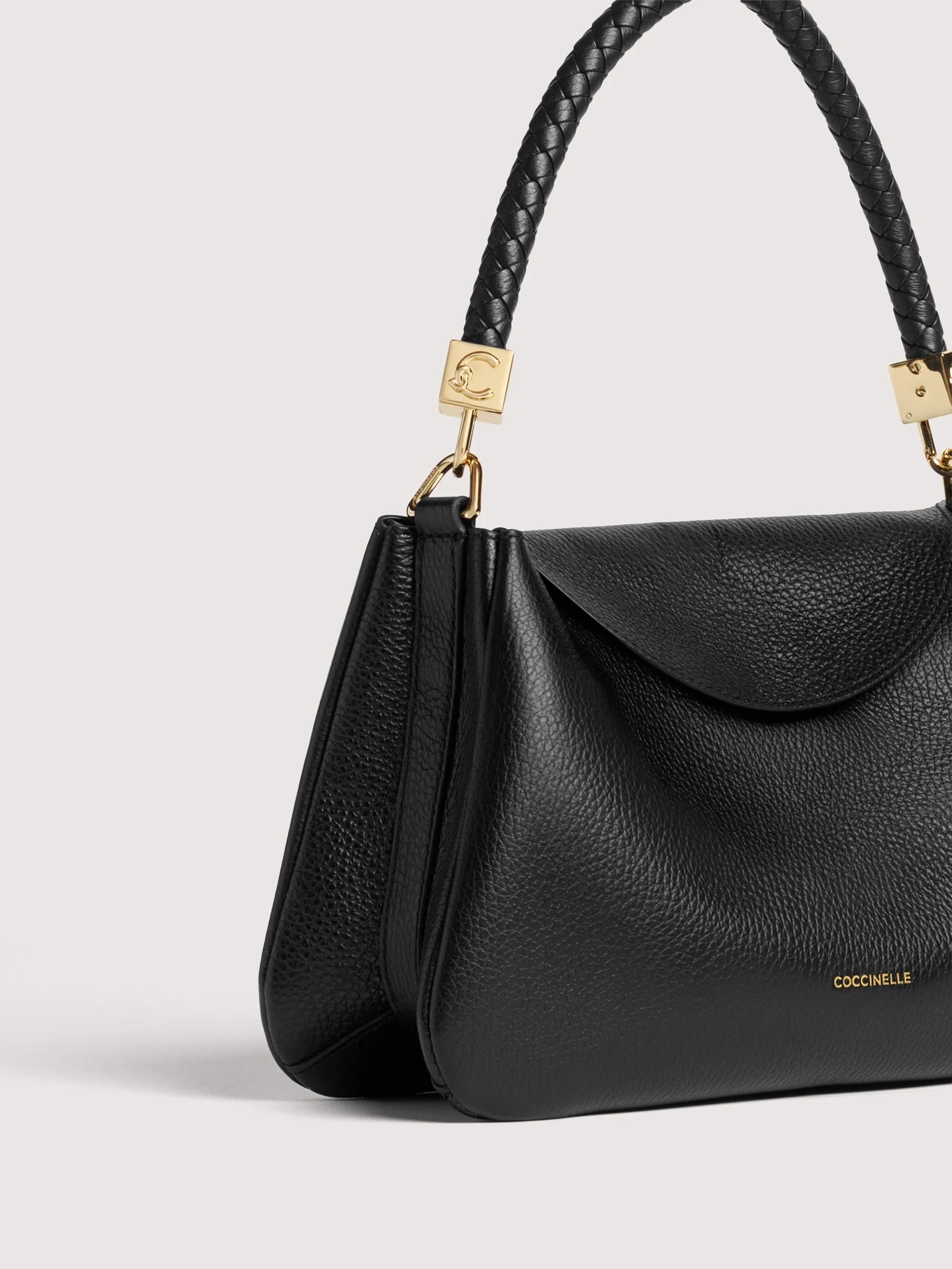 Coccinelle borsa a mano in pelle "Tiggy" Nero E1VCK180201.001 NOIR